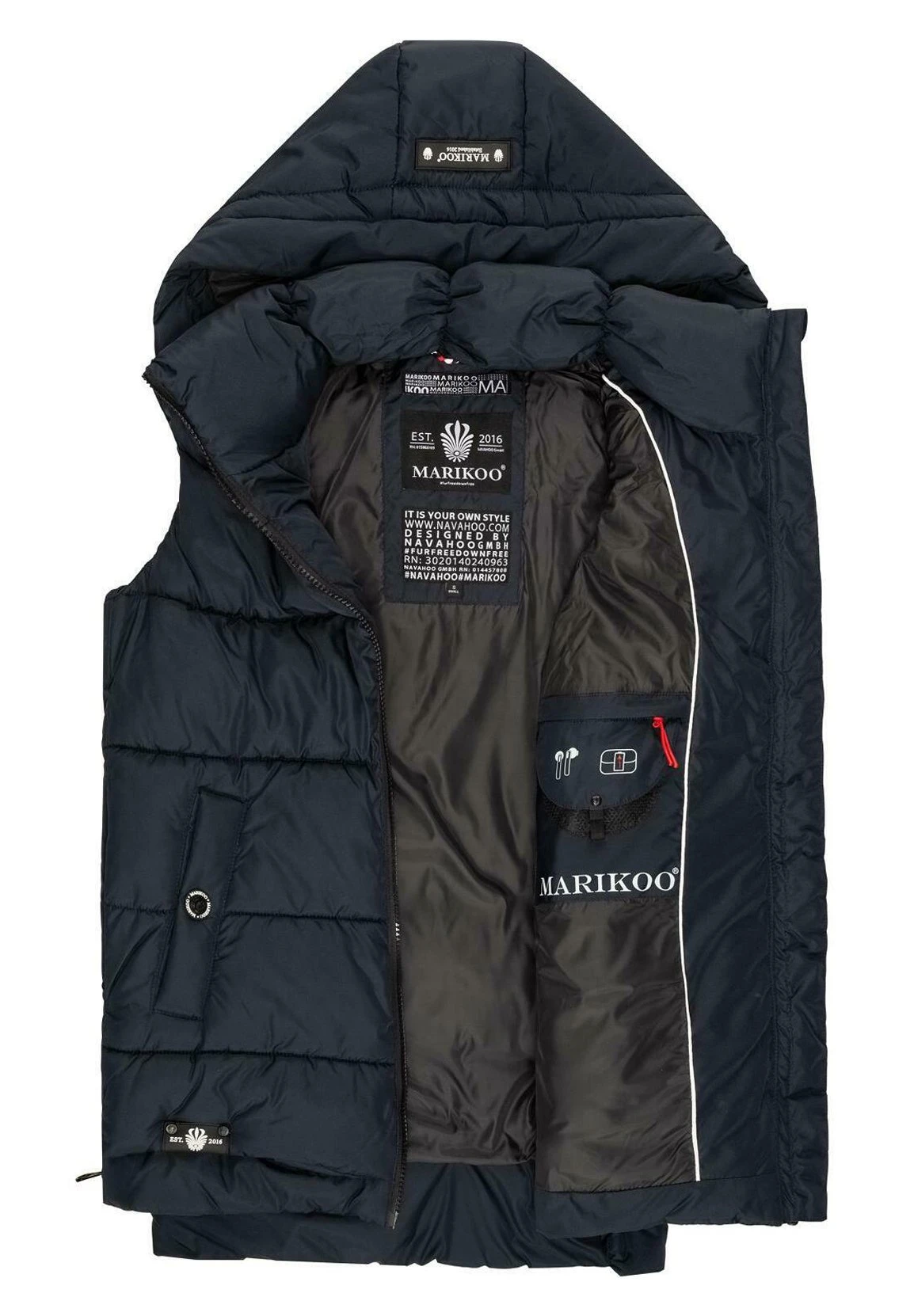 Marikoo Zarinaa - Chaleco - Navy 8 Marikoo Zarinaa - Chaleco - Navy - Imagen 8