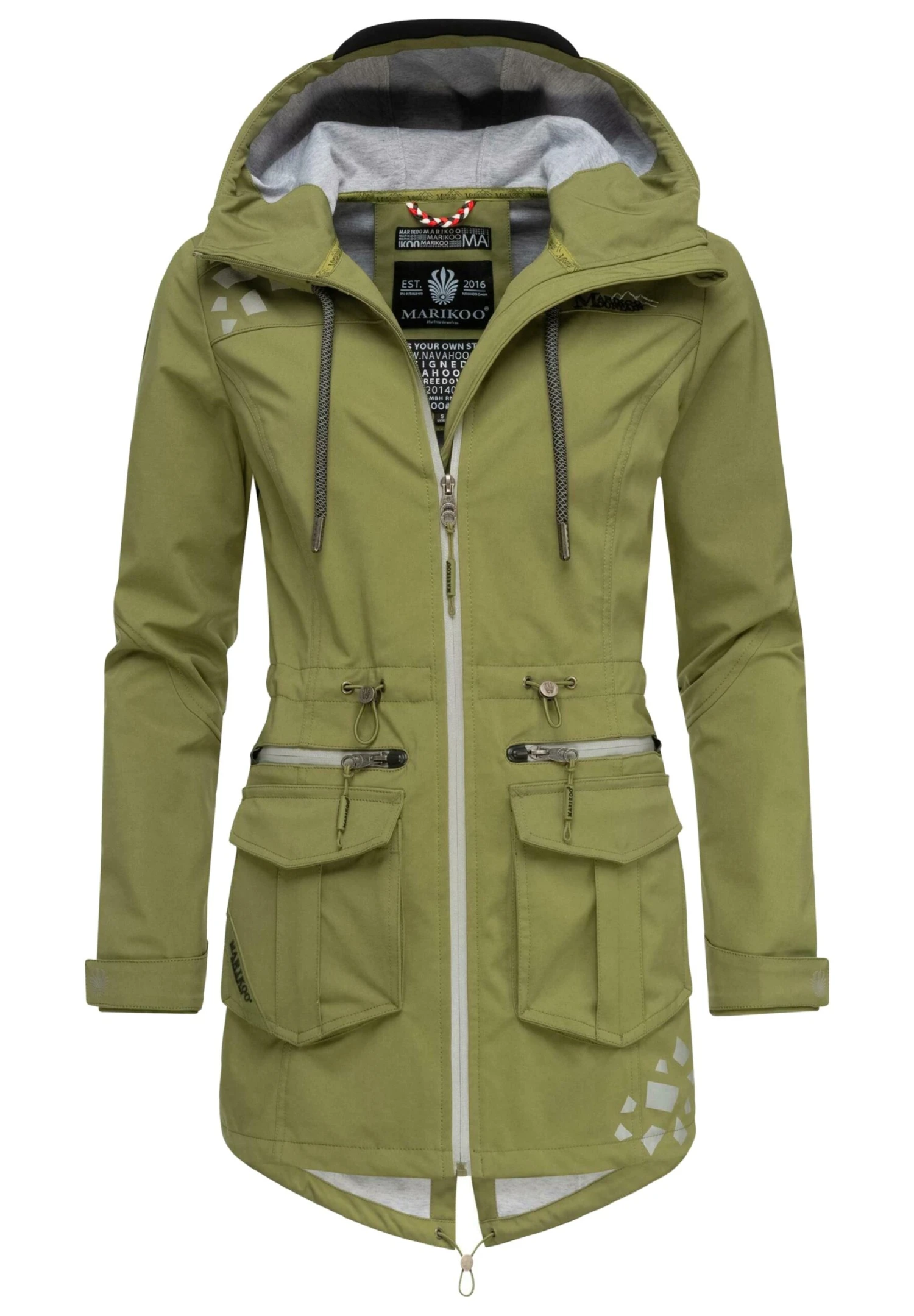 Marikoo Ulissaa - Impermeable - Olive 1 Marikoo Ulissaa - Impermeable - Olive