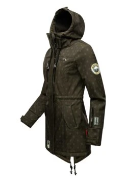 Marikoo Zimtzicke - Parka - Dark Olive W Print 6 Marikoo Zimtzicke - Parka - Dark Olive W Print -Marikoo 044f8fce4bb54dceb216ac38a329e0fc