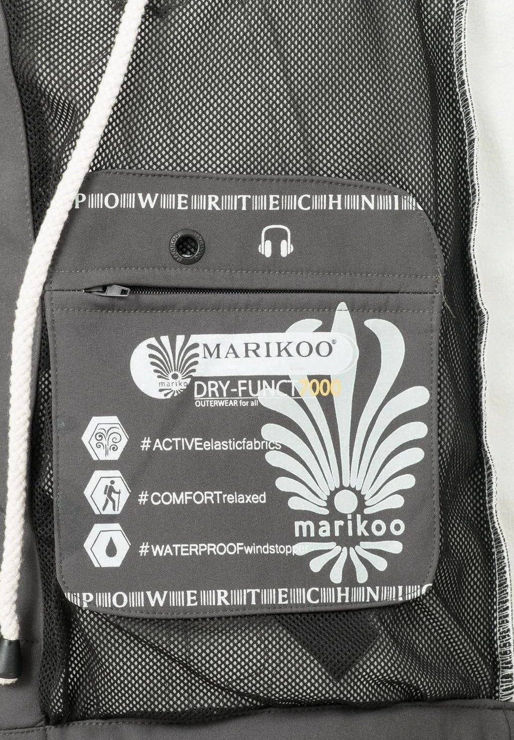 Marikoo Zimtzicke - Parka - Anthracit Melange 6 Marikoo Zimtzicke - Parka - Anthracit Melange - Imagen 6