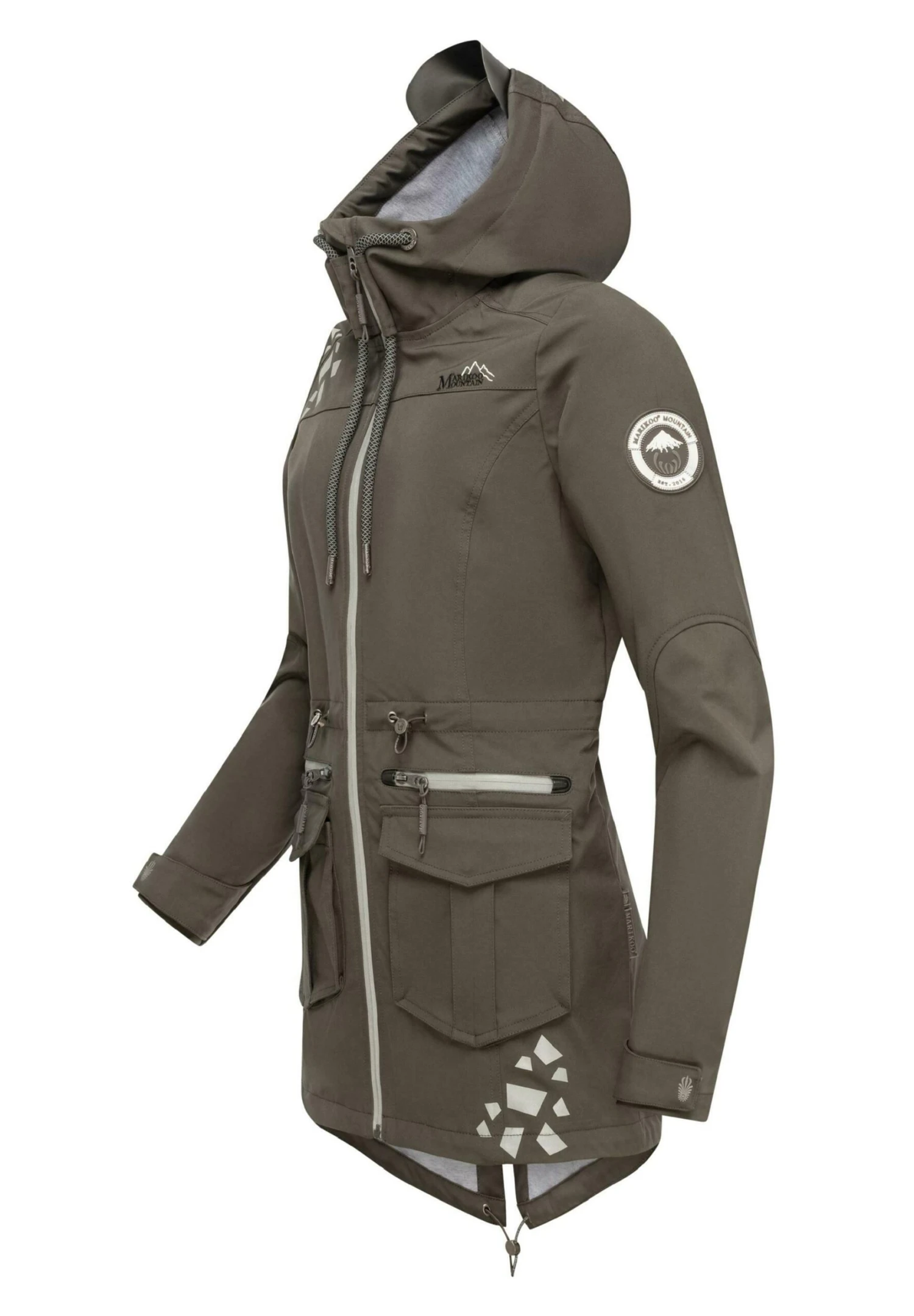 Marikoo Ulissaa - Impermeable - Dark Grey 7 Marikoo Ulissaa - Impermeable - Dark Grey - Imagen 7