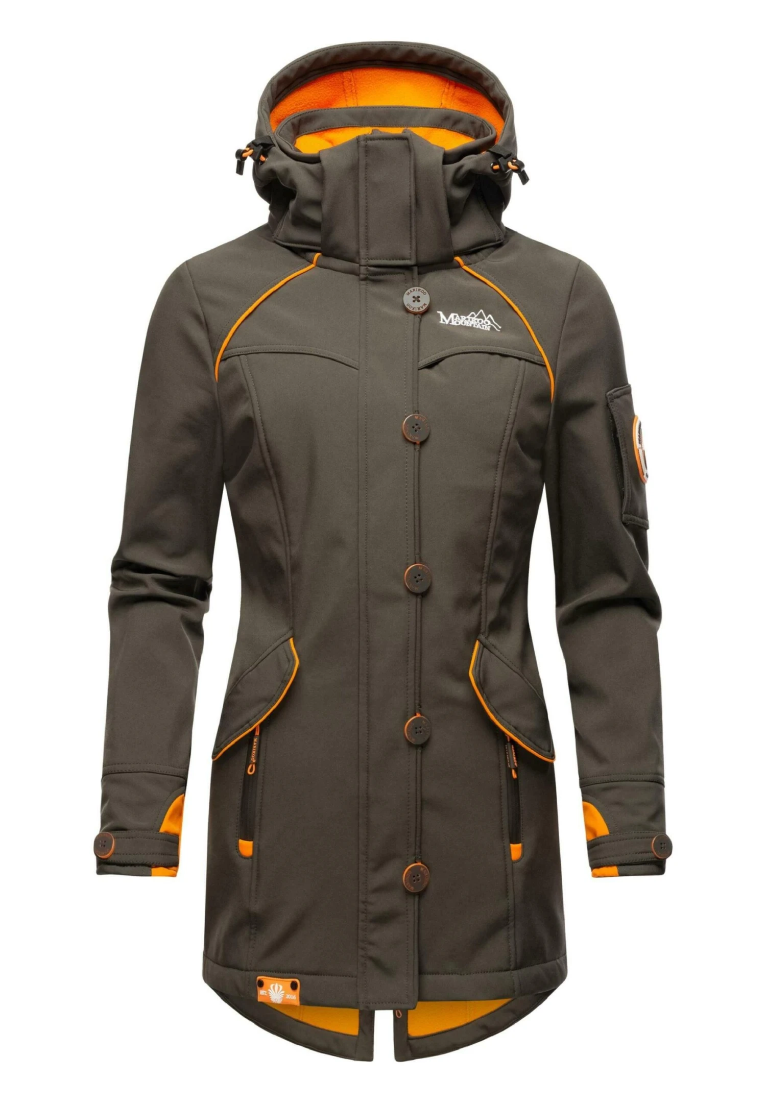 Marikoo Soulinaa - Parka - Dark Grey 6 Marikoo Soulinaa - Parka - Dark Grey - Imagen 6