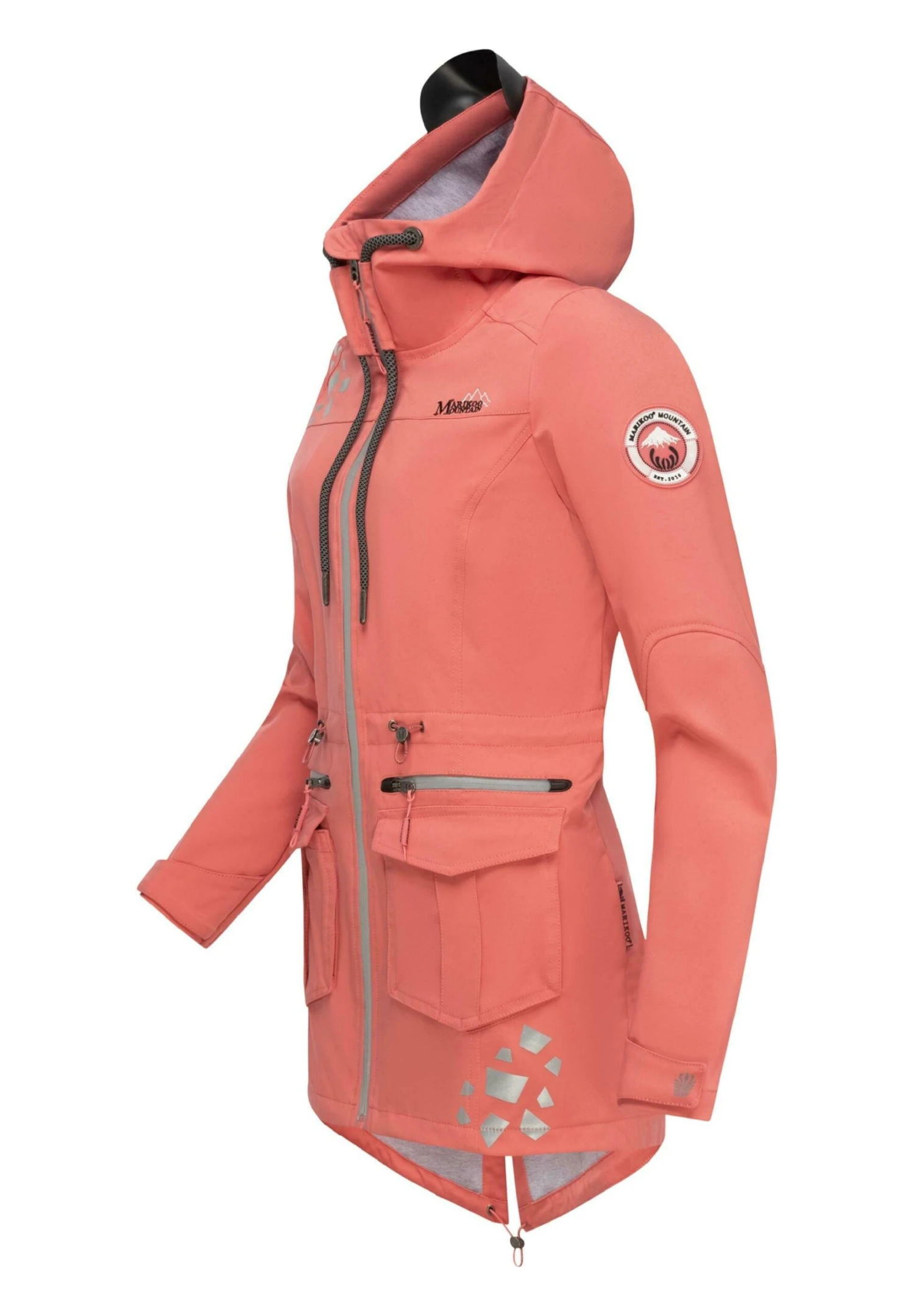 Marikoo Ulissaa - Impermeable - Rose Coral 2 Marikoo Ulissaa - Impermeable - Rose Coral - Imagen 2