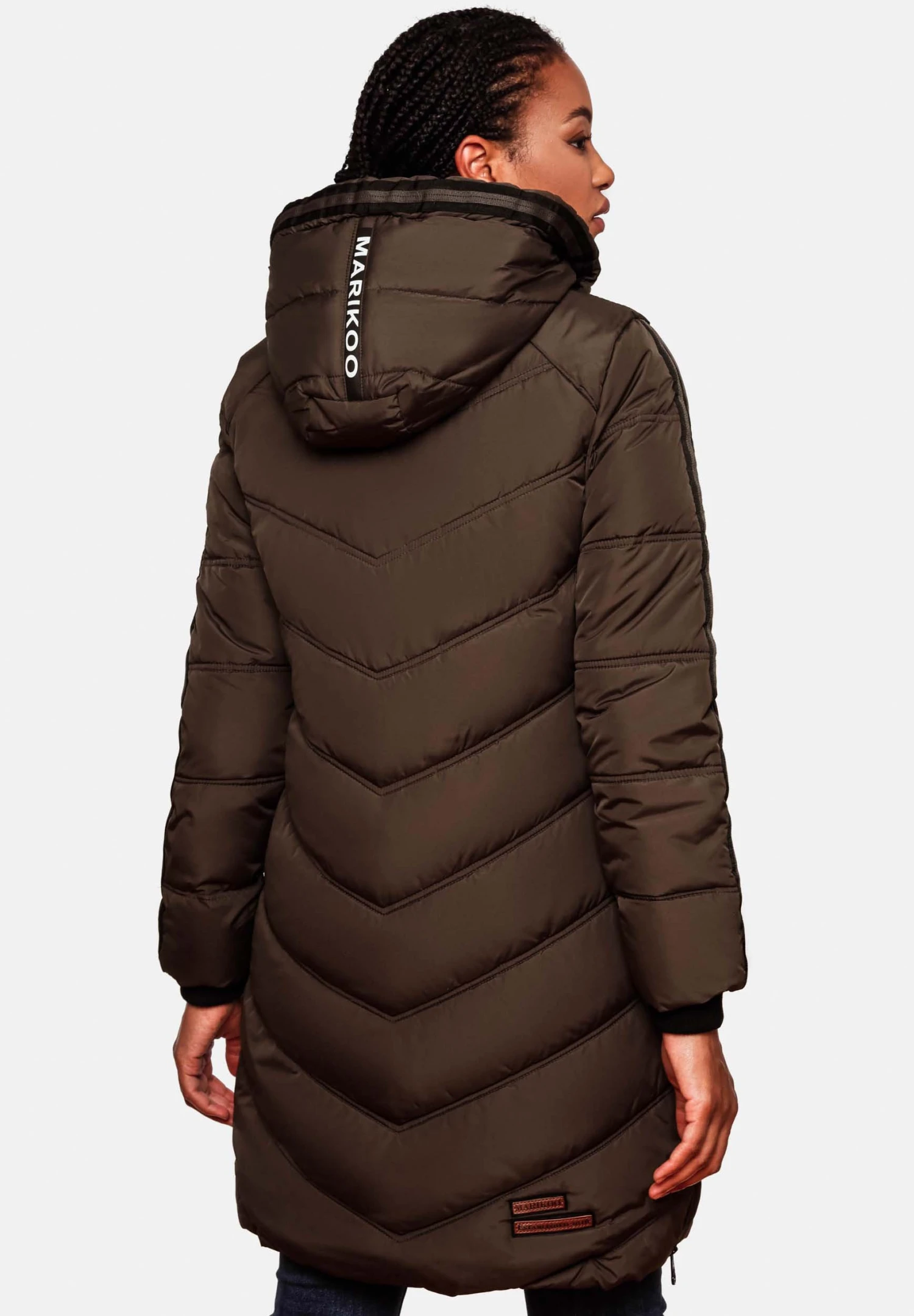 Marikoo Armasa - Abrigo De Invierno - Dark Choco 2 Marikoo Armasa - Abrigo De Invierno - Dark Choco - Imagen 2