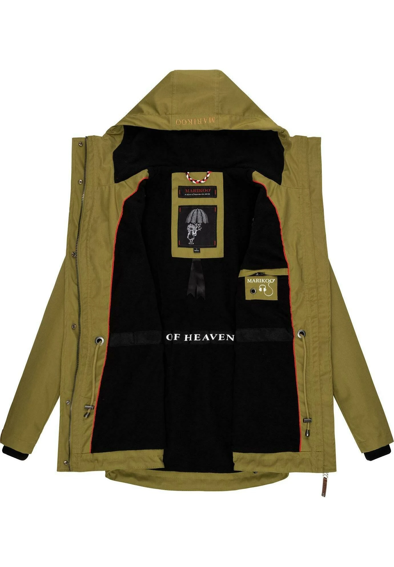 Marikoo Babetaa - Parka - Moss Green 5 Marikoo Babetaa - Parka - Moss Green - Imagen 5