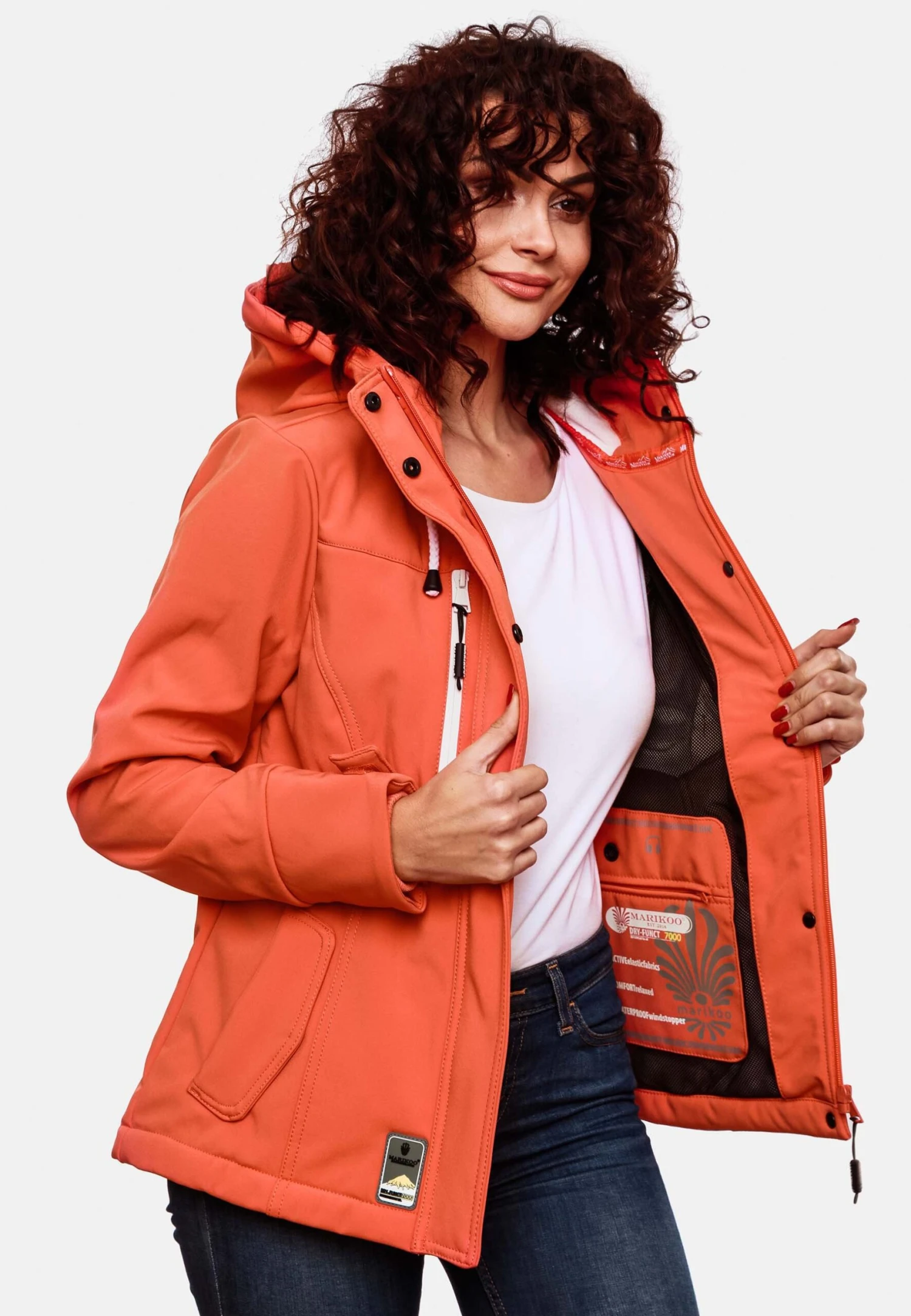 Marikoo Funktions - Chaqueta Outdoor - Orange 4 Marikoo Funktions - Chaqueta Outdoor - Orange - Imagen 4