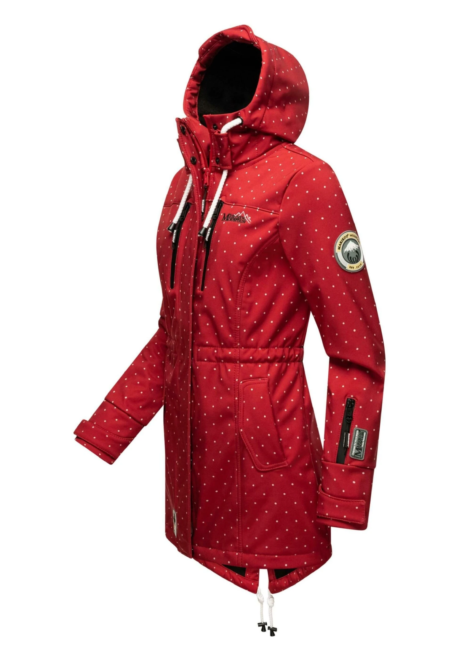 Marikoo Zimtzicke - Parka - Red W Dots 3 Marikoo Zimtzicke - Parka - Red W Dots - Imagen 3