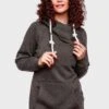 Marikoo Izuyaa - Jersey Con Capucha - Dark Grey Melange