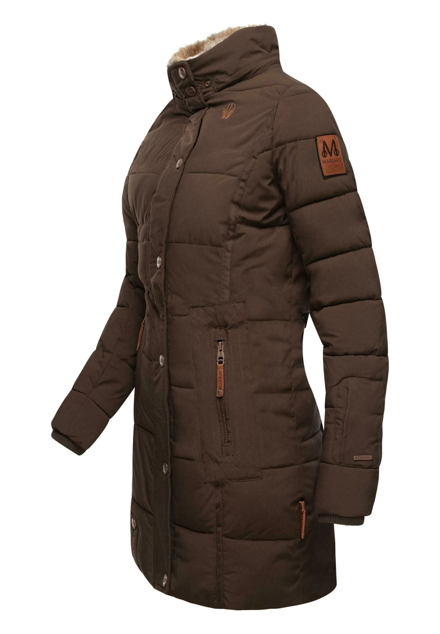 Marikoo Lieblings - Abrigo De Invierno - Dark Brown 5 Marikoo Lieblings - Abrigo De Invierno - Dark Brown - Imagen 5