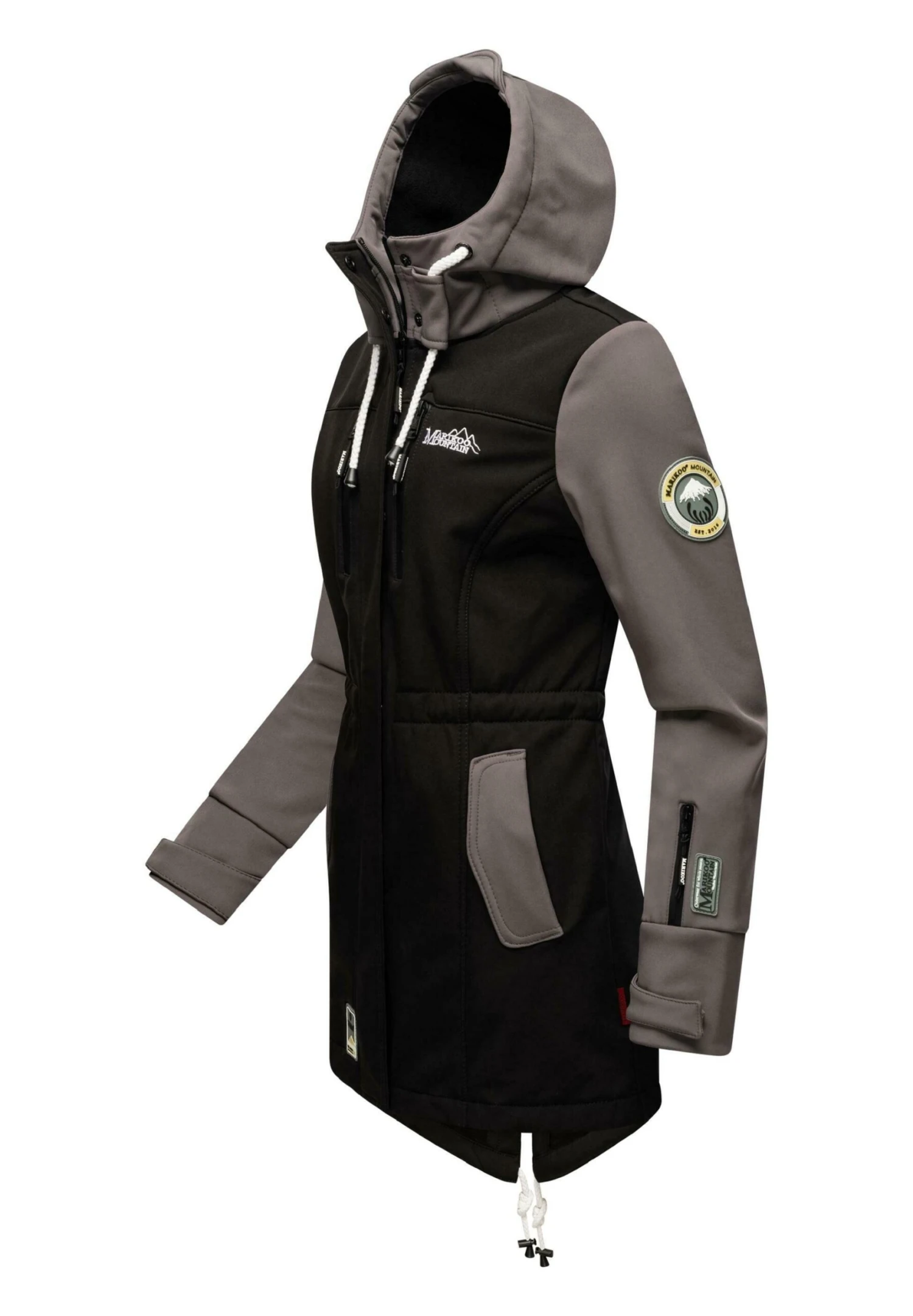 Marikoo Zimtzicke - Parka - Black Grey 3 Marikoo Zimtzicke - Parka - Black Grey - Imagen 3