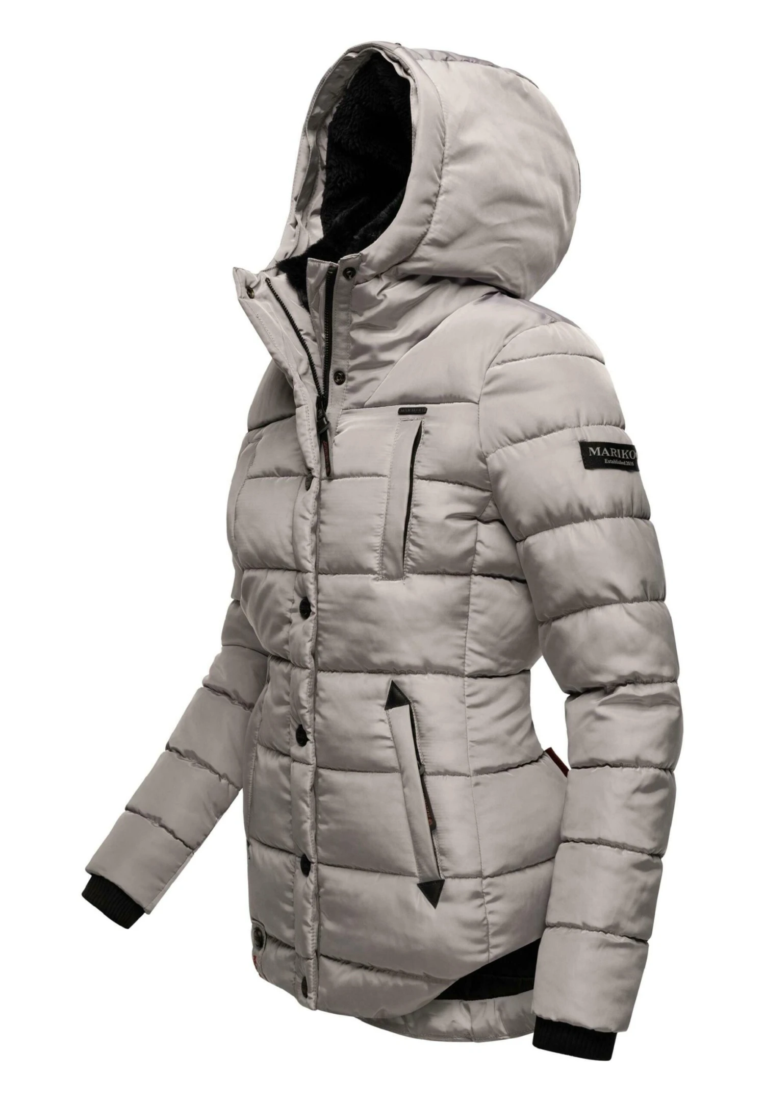 Marikoo Lotusblüte - Chaqueta De Invierno - Zinc Grey 4 Marikoo Lotusblüte - Chaqueta De Invierno - Zinc Grey - Imagen 4