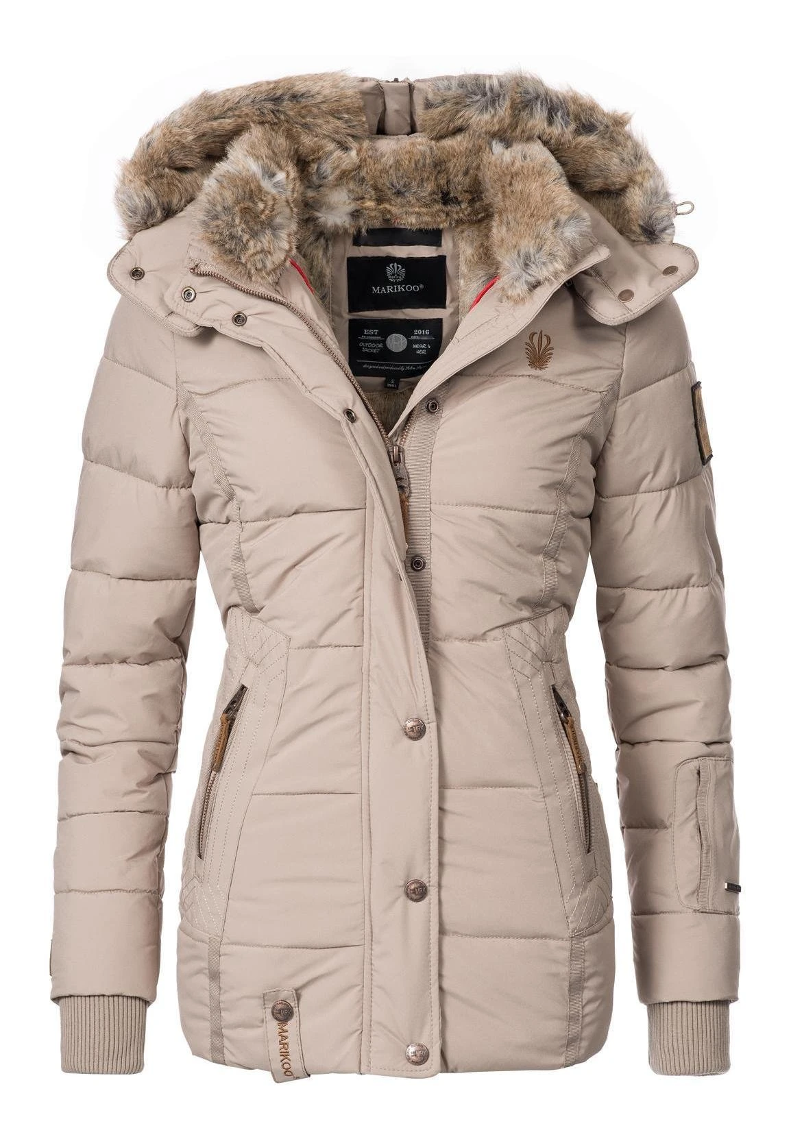 Marikoo Nekoo - Chaqueta De Invierno - Beige 5 Marikoo Nekoo - Chaqueta De Invierno - Beige - Imagen 5