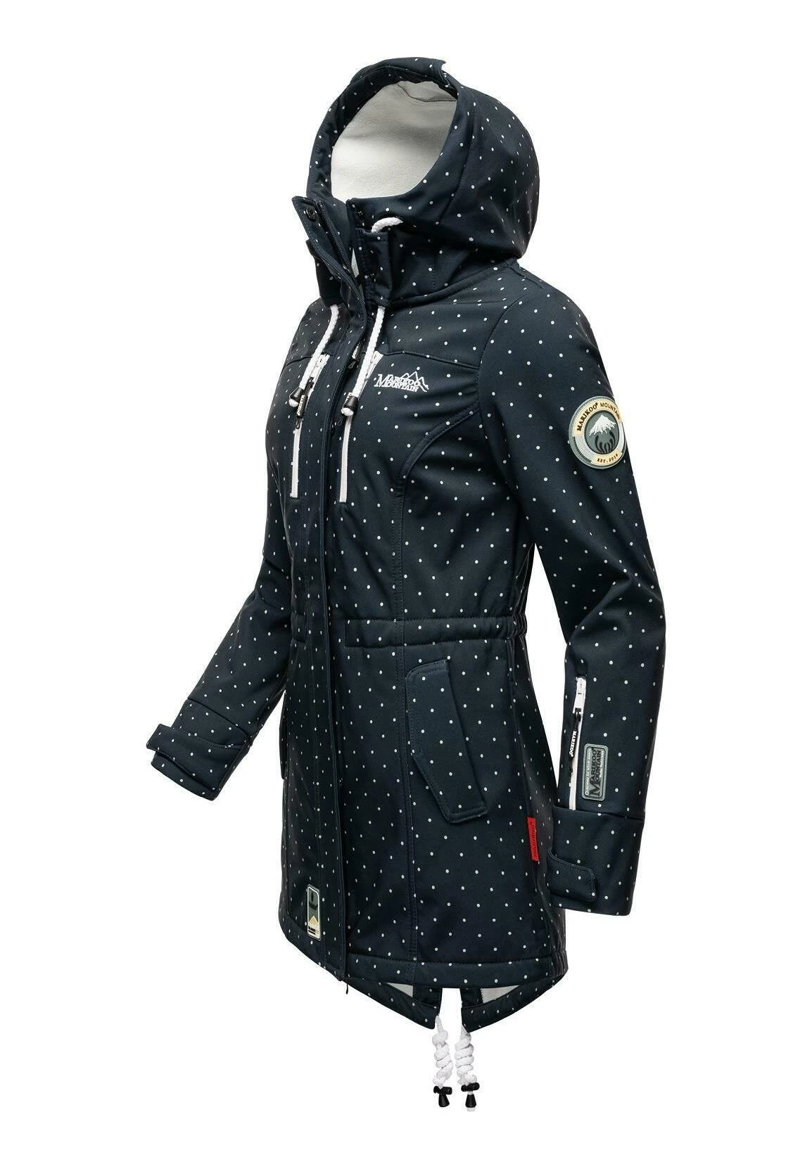 Marikoo Zimtzicke - Parka - Navy Dots 2 Marikoo Zimtzicke - Parka - Navy Dots - Imagen 2