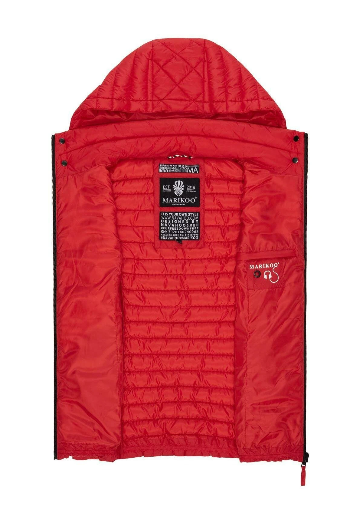 Marikoo Hasenpfote - Chaleco - Red 4 Marikoo Hasenpfote - Chaleco - Red - Imagen 4