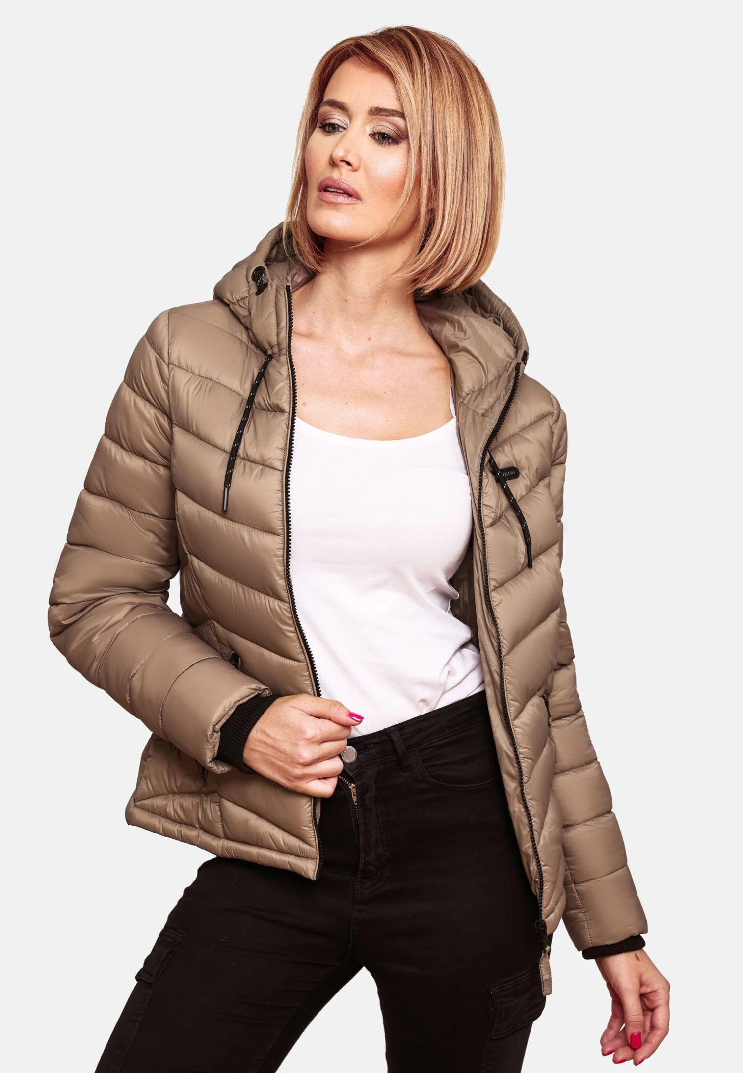 Marikoo Kuala - Chaqueta De Entretiempo - Taupe Grey 3 Marikoo Kuala - Chaqueta De Entretiempo - Taupe Grey - Imagen 3