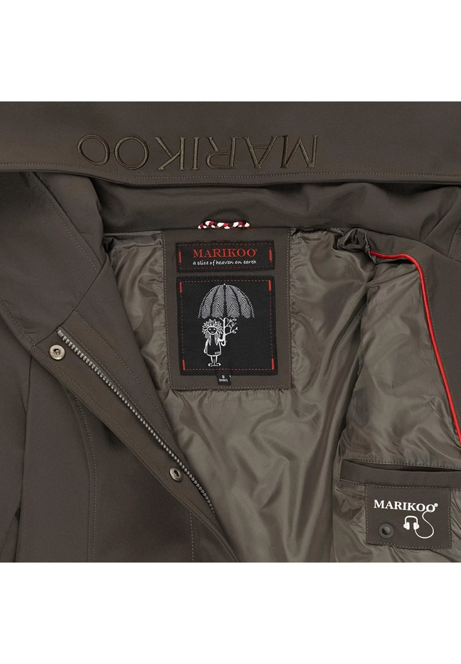 Marikoo Mayleen - Parka - Dark Grey 5 Marikoo Mayleen - Parka - Dark Grey - Imagen 5