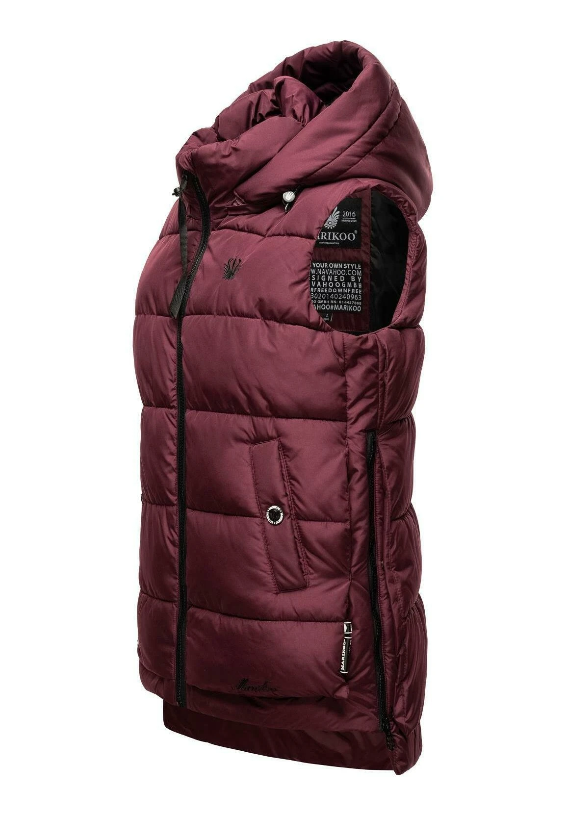 Marikoo Zarinaa - Chaleco - Wine 4 Marikoo Zarinaa - Chaleco - Wine - Imagen 4