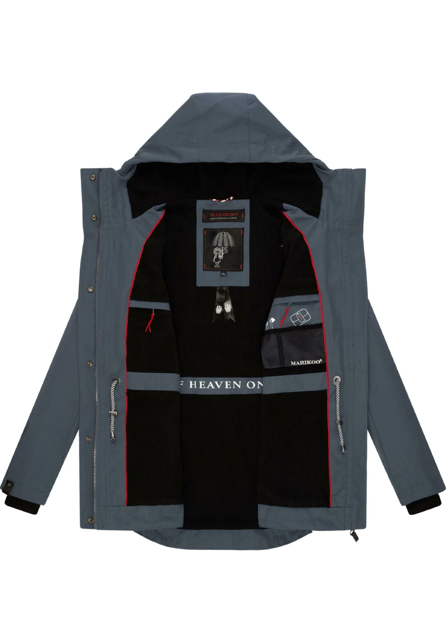 Marikoo Babetaa- Parka - Blue Melange 4 Marikoo Babetaa- Parka - Blue Melange - Imagen 4