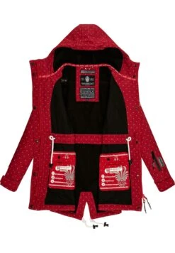 Marikoo Zimtzicke - Parka - Red W Dots 7 Marikoo Zimtzicke - Parka - Red W Dots -Marikoo 5b5c4c325b894db8b6ed89d61026f661