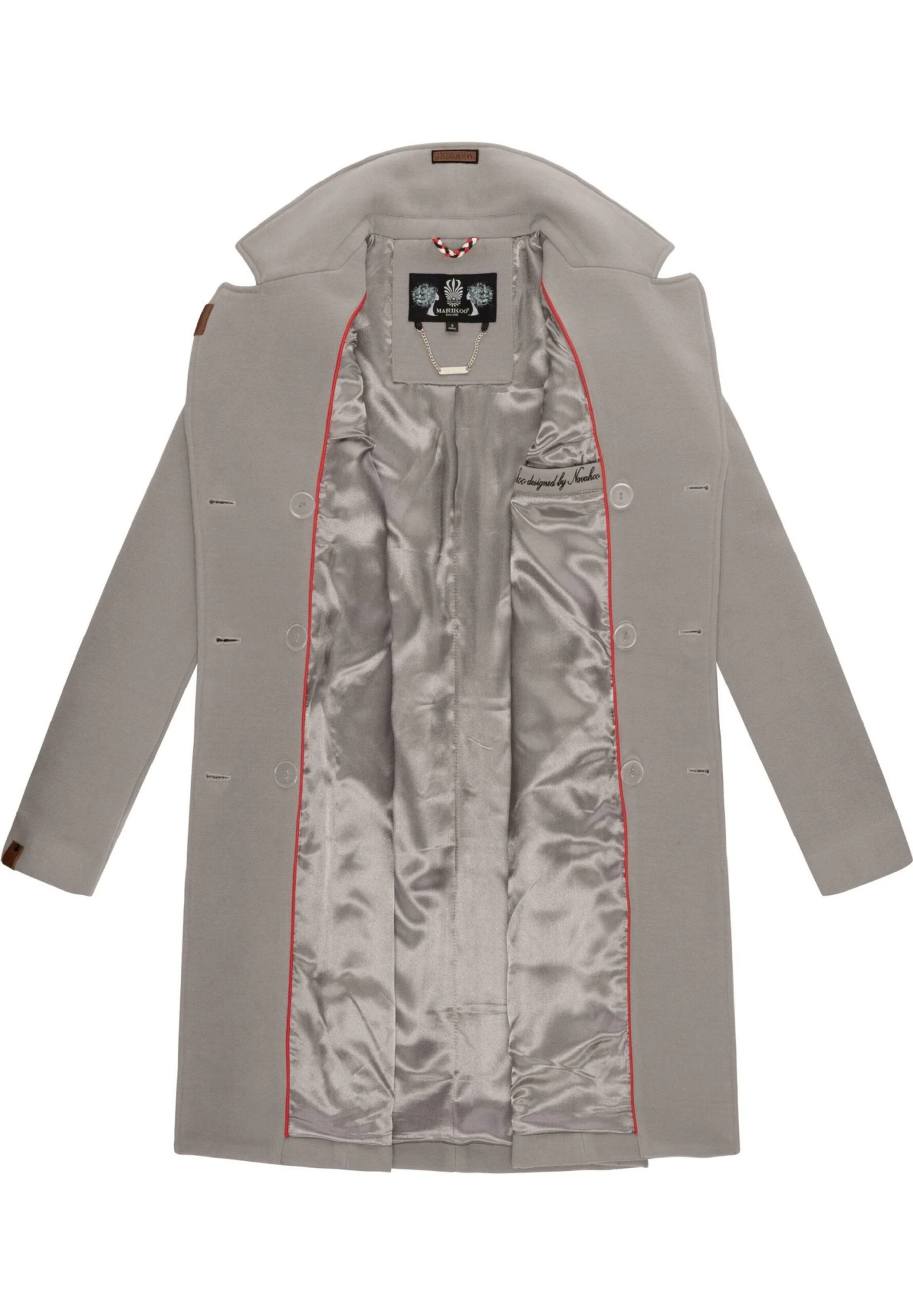 Marikoo Nanakoo - Abrigo Clásico - Zinc Grey 4 Marikoo Nanakoo - Abrigo Clásico - Zinc Grey - Imagen 4