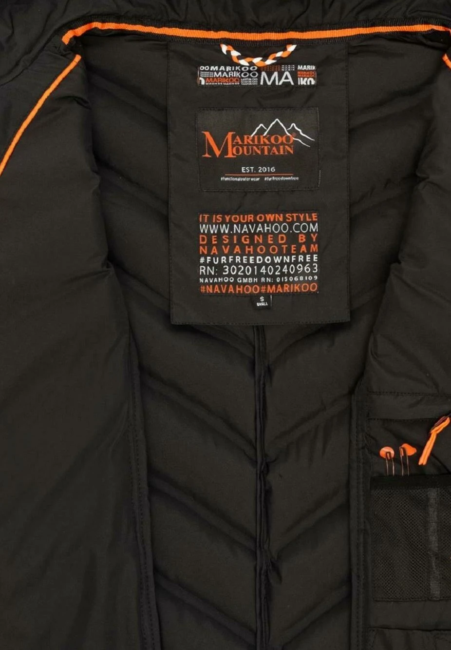 Marikoo Mount Haruna - Chaqueta De Entretiempo - Black 4 Marikoo Mount Haruna - Chaqueta De Entretiempo - Black - Imagen 4