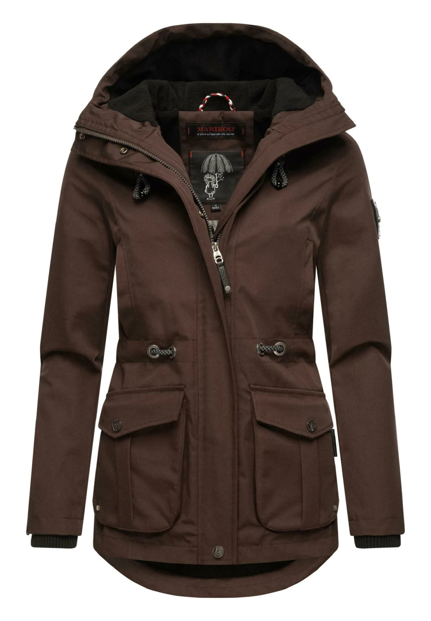 Marikoo Babetaa- Parka - Dark Choco 5 Marikoo Babetaa- Parka - Dark Choco - Imagen 5