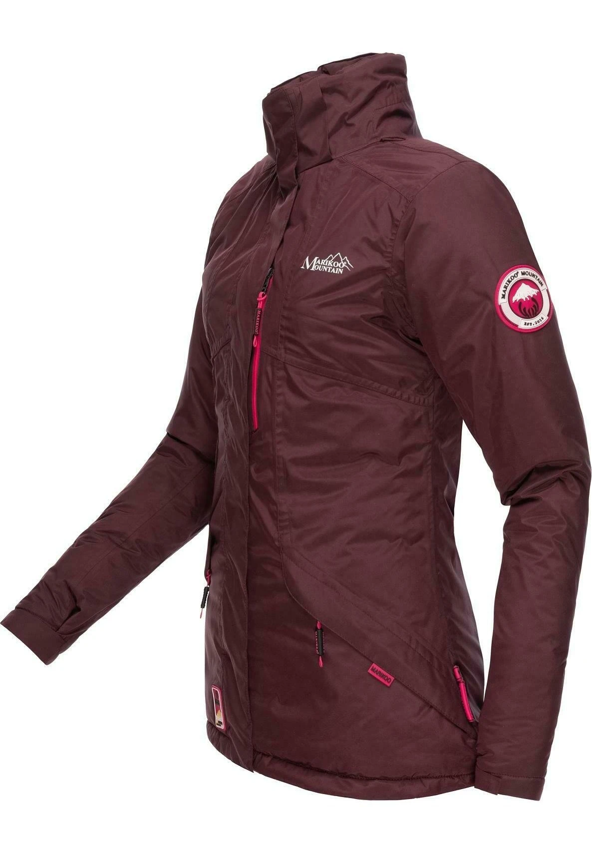 Marikoo Chaqueta De Invierno - Dark Red Melange 3 Marikoo Chaqueta De Invierno - Dark Red Melange - Imagen 3