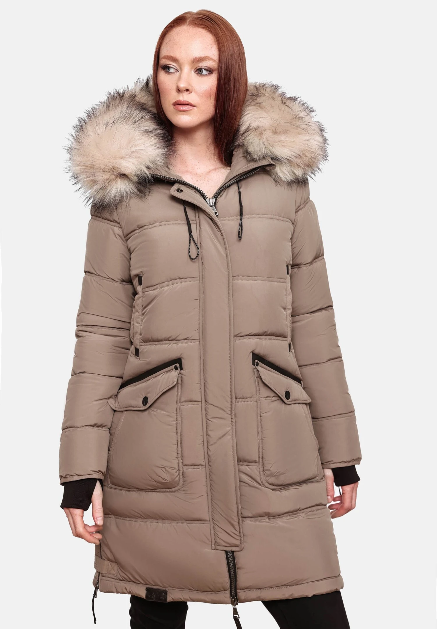 Marikoo Chaskaa - Abrigo De Invierno - Taupe 1 Marikoo Chaskaa - Abrigo De Invierno - Taupe