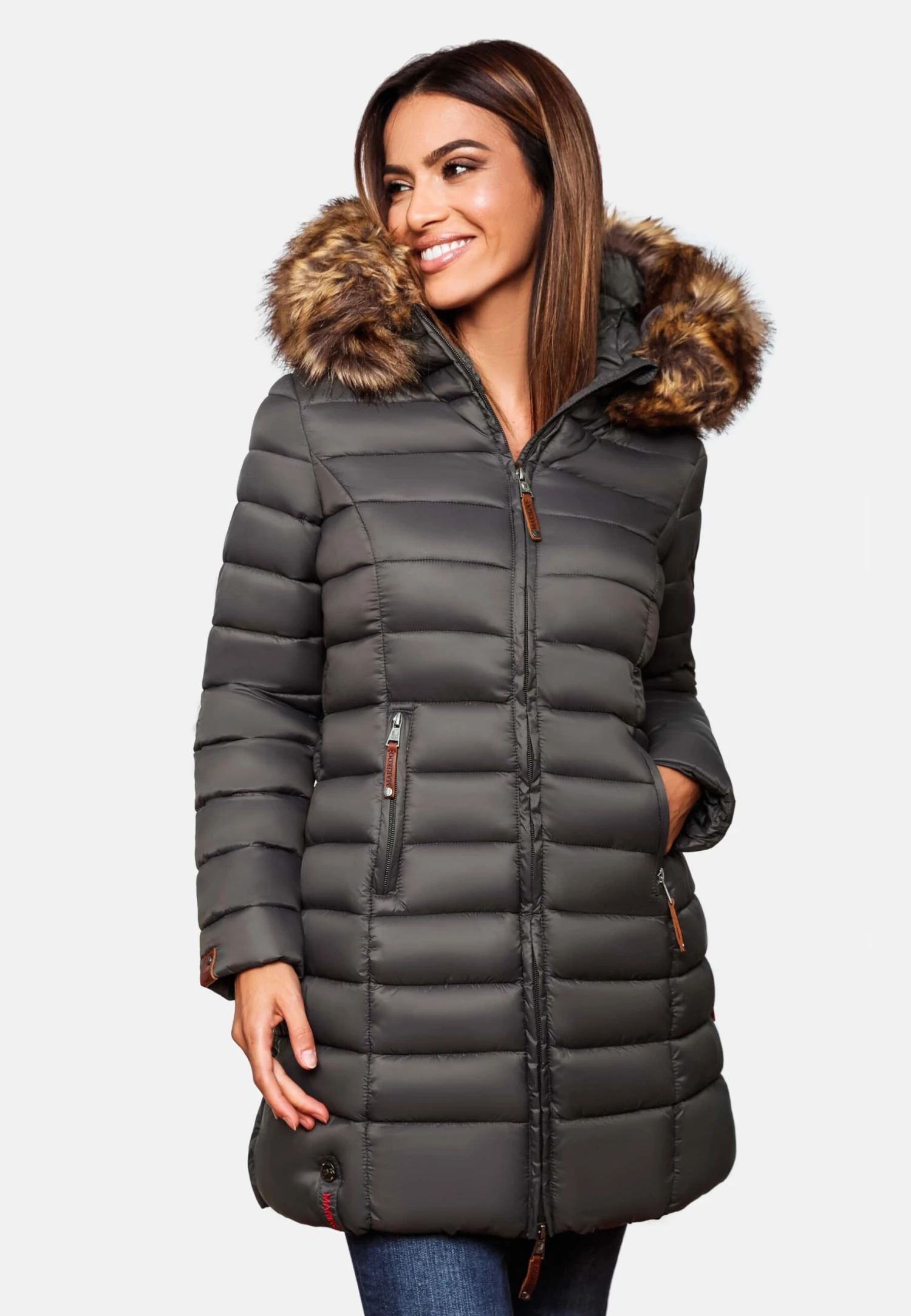 Marikoo Stepp - Abrigo De Invierno - Grey 1 Marikoo Stepp - Abrigo De Invierno - Grey