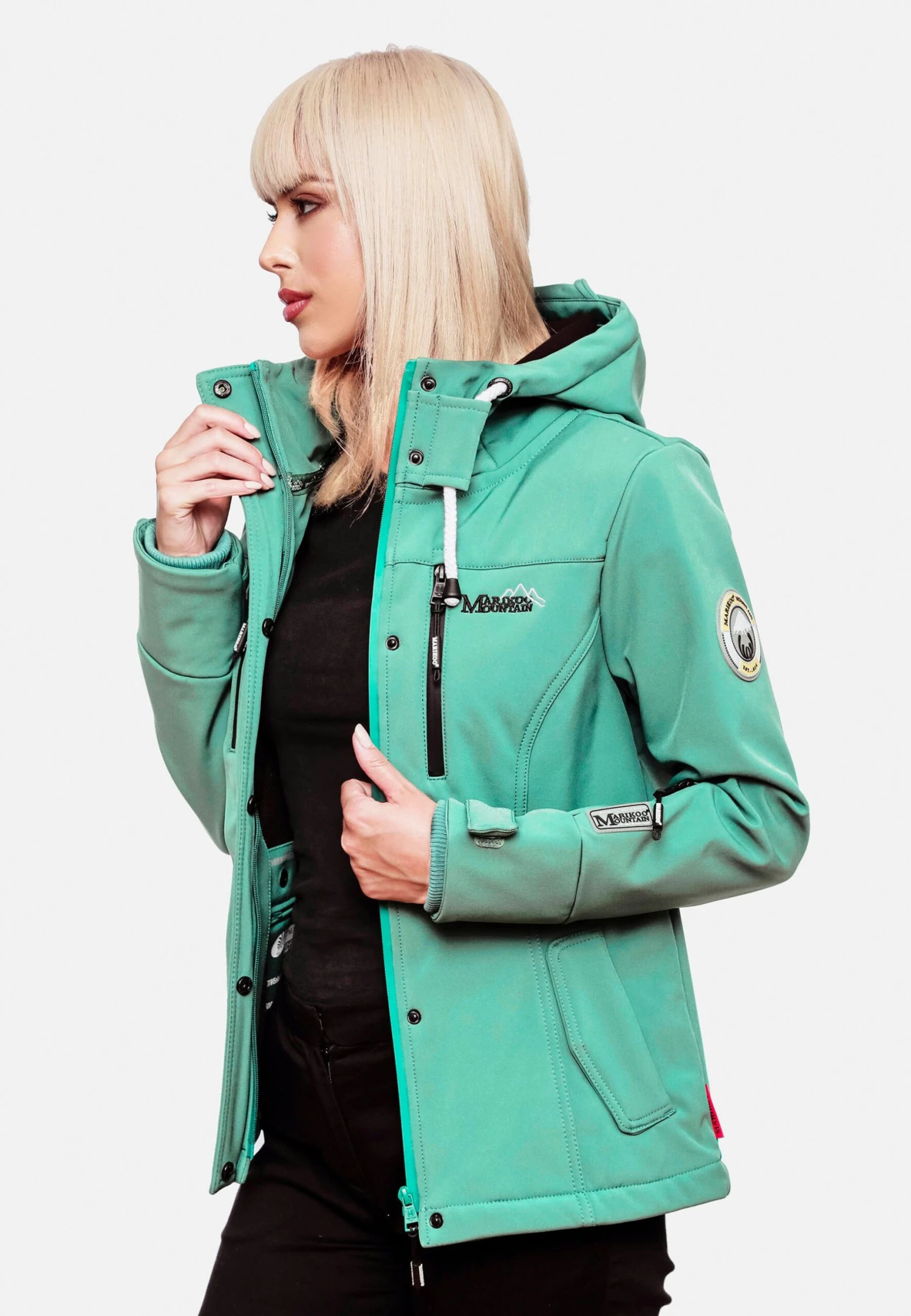 Marikoo Funktions - Chaqueta Outdoor - Aqua Green 4 Marikoo Funktions - Chaqueta Outdoor - Aqua Green - Imagen 4