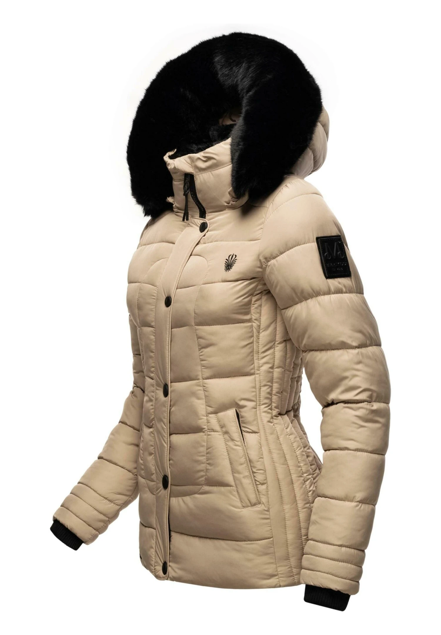 Marikoo Qesraa - Chaqueta De Invierno - Taupe 2 Marikoo Qesraa - Chaqueta De Invierno - Taupe - Imagen 2