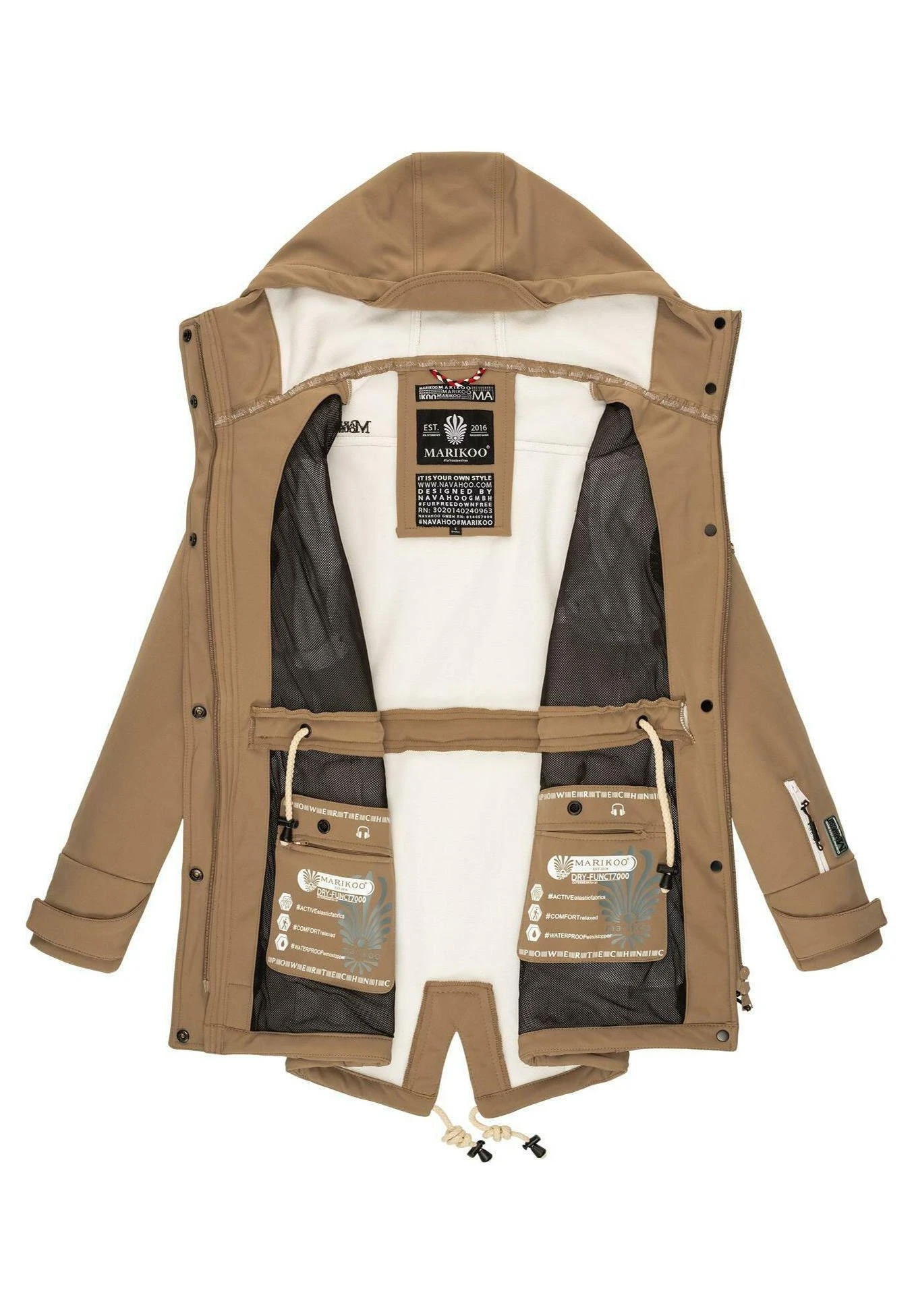 Marikoo Zimtzicke - Parka - Taupe Grey 6 Marikoo Zimtzicke - Parka - Taupe Grey - Imagen 6