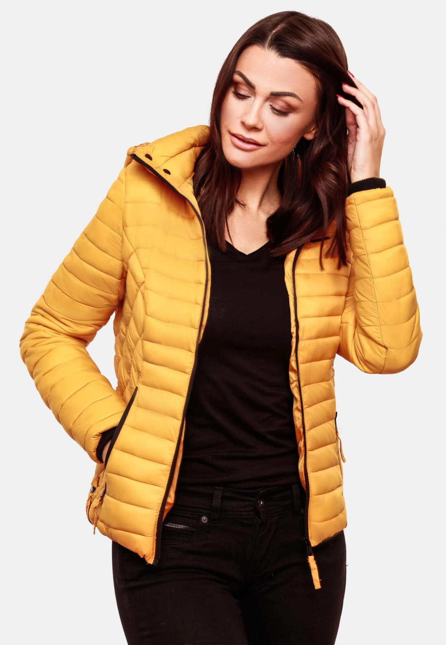 Marikoo Samtpfote - Chaqueta De Entretiempo - Yellow 4 Marikoo Samtpfote - Chaqueta De Entretiempo - Yellow - Imagen 4