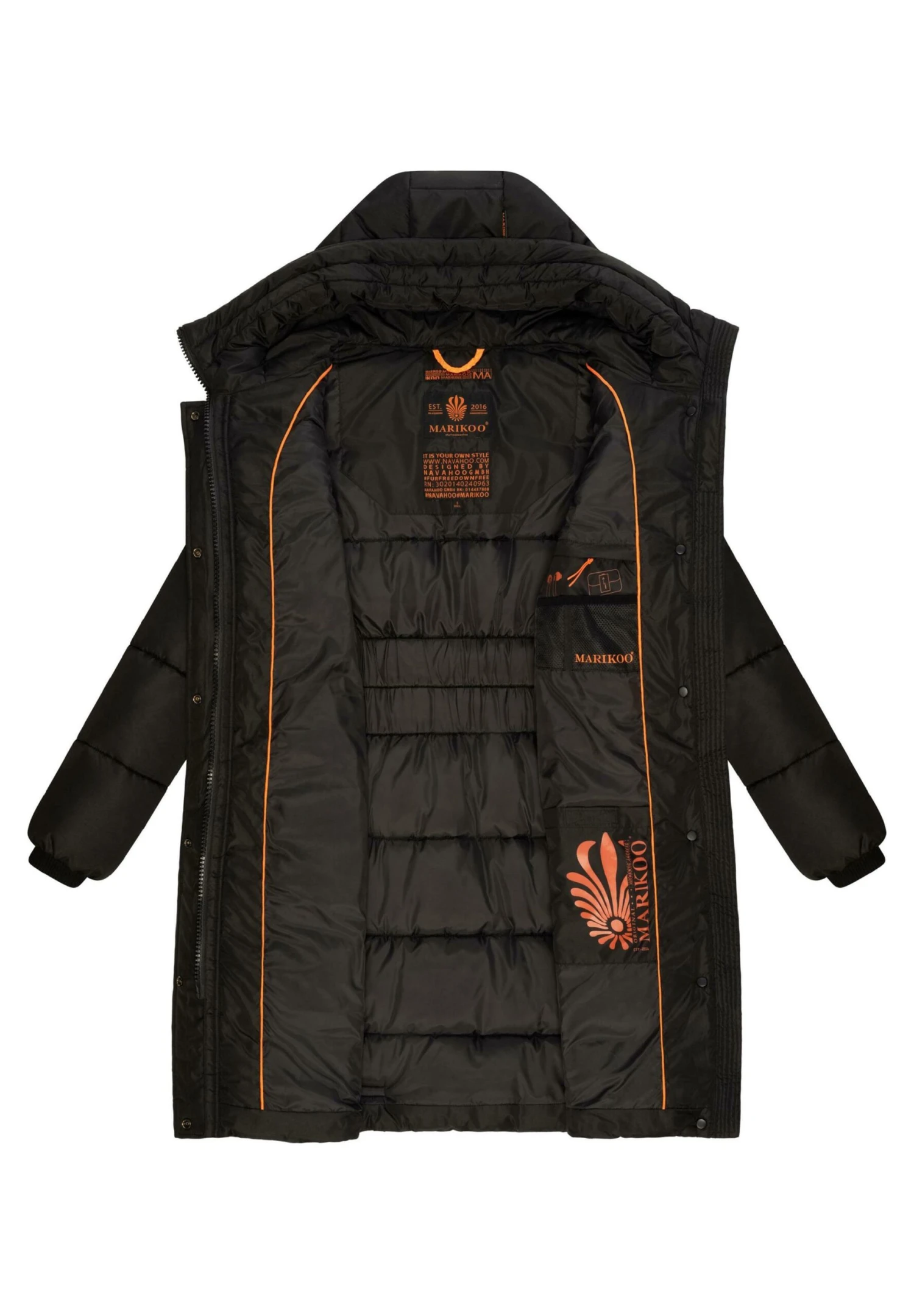 Marikoo Yuikoo - Abrigo De Invierno - Black 4 Marikoo Yuikoo - Abrigo De Invierno - Black - Imagen 4