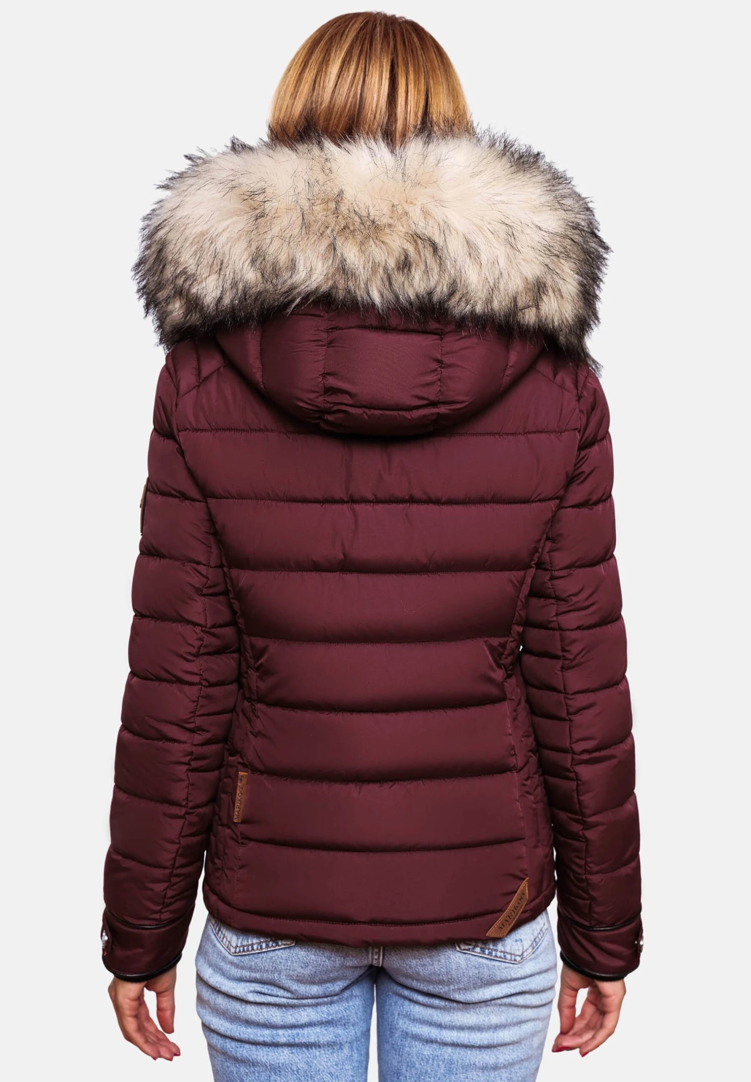 Marikoo Lerikaa - Chaqueta De Invierno - Dark Red Melange 2 Marikoo Lerikaa - Chaqueta De Invierno - Dark Red Melange - Imagen 2