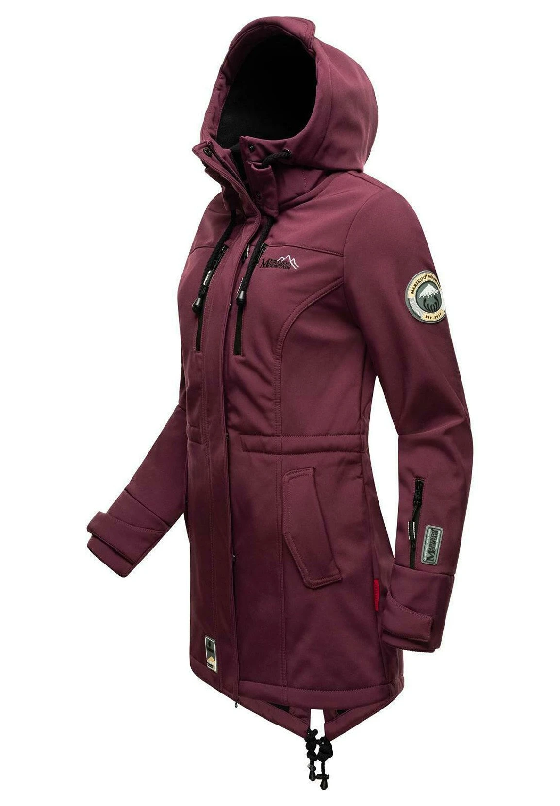 Marikoo Zimtzicke - Parka - Dark Red Melange 2 Marikoo Zimtzicke - Parka - Dark Red Melange - Imagen 2