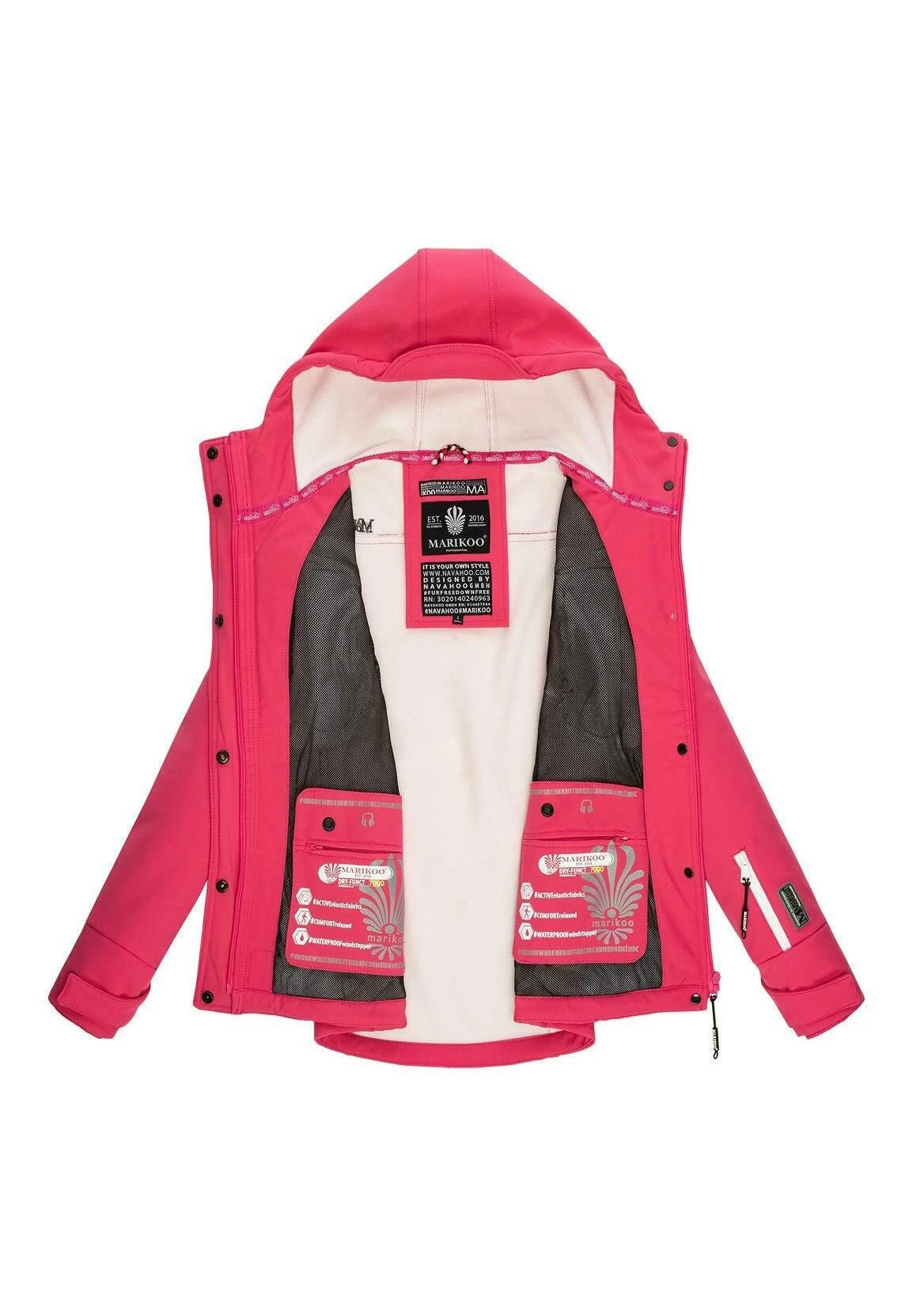 Marikoo Funktions - Chaqueta Outdoor - Pink 3 Marikoo Funktions - Chaqueta Outdoor - Pink - Imagen 3
