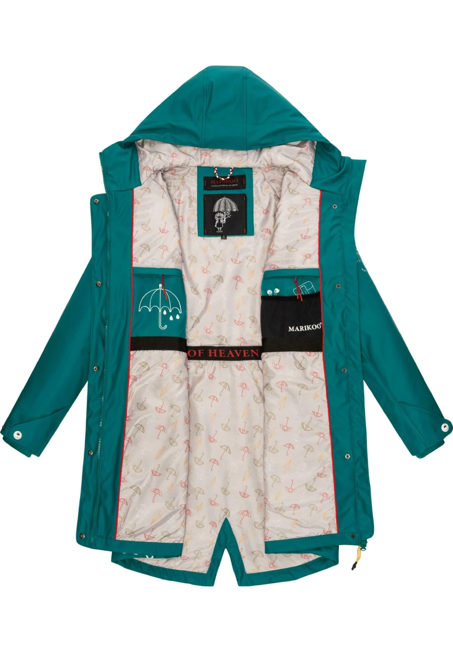 Marikoo Dancing Umbrella - Impermeable - Dark Green 5 Marikoo Dancing Umbrella - Impermeable - Dark Green - Imagen 5