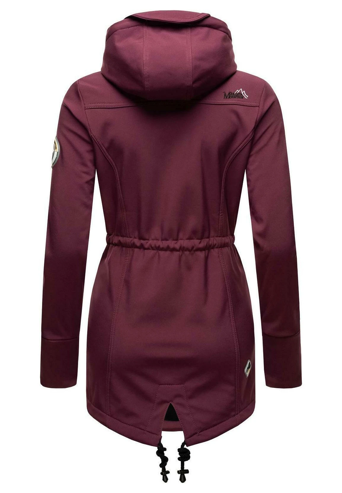 Marikoo Zimtzicke - Parka - Dark Red Melange 3 Marikoo Zimtzicke - Parka - Dark Red Melange - Imagen 3