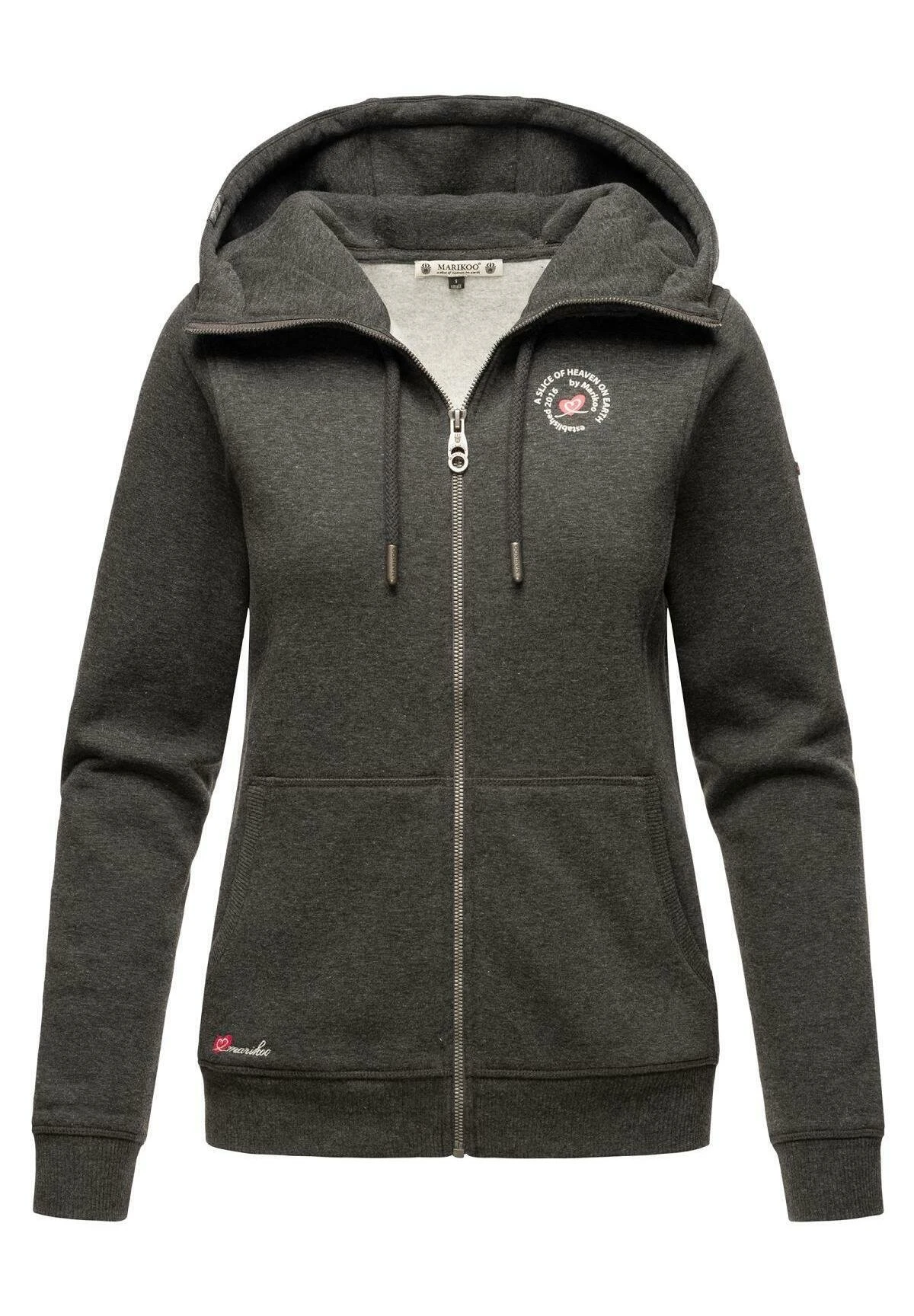 Marikoo Setsunaa - Sudadera Con Cremallera - Darkgreymelange 5 Marikoo Setsunaa - Sudadera Con Cremallera - Darkgreymelange - Imagen 5