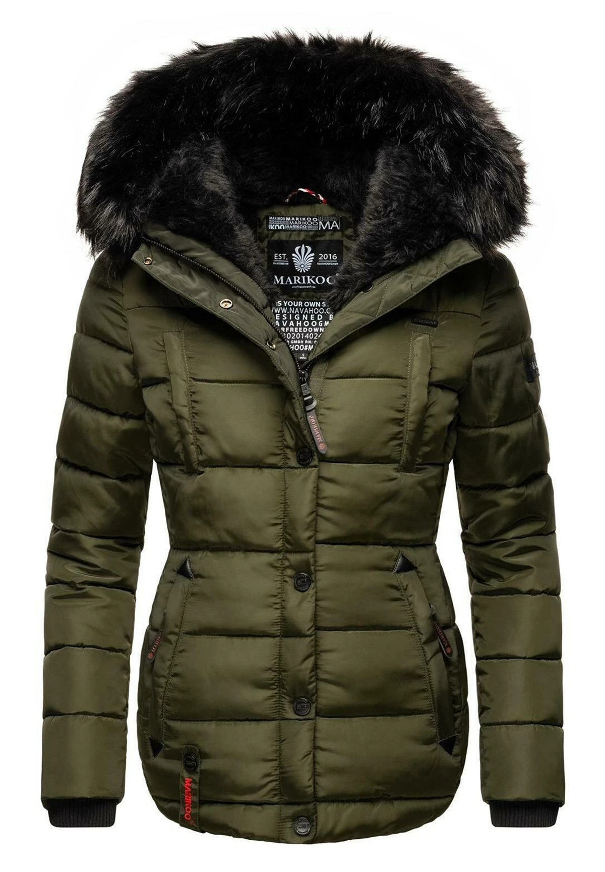 Marikoo Lotusblüte - Chaqueta De Invierno - Olive 5 Marikoo Lotusblüte - Chaqueta De Invierno - Olive - Imagen 5