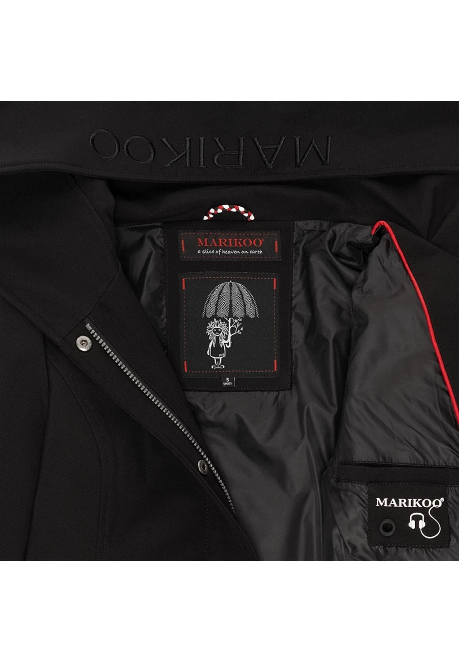 Marikoo Mayleen - Impermeable - Black 5 Marikoo Mayleen - Impermeable - Black - Imagen 5