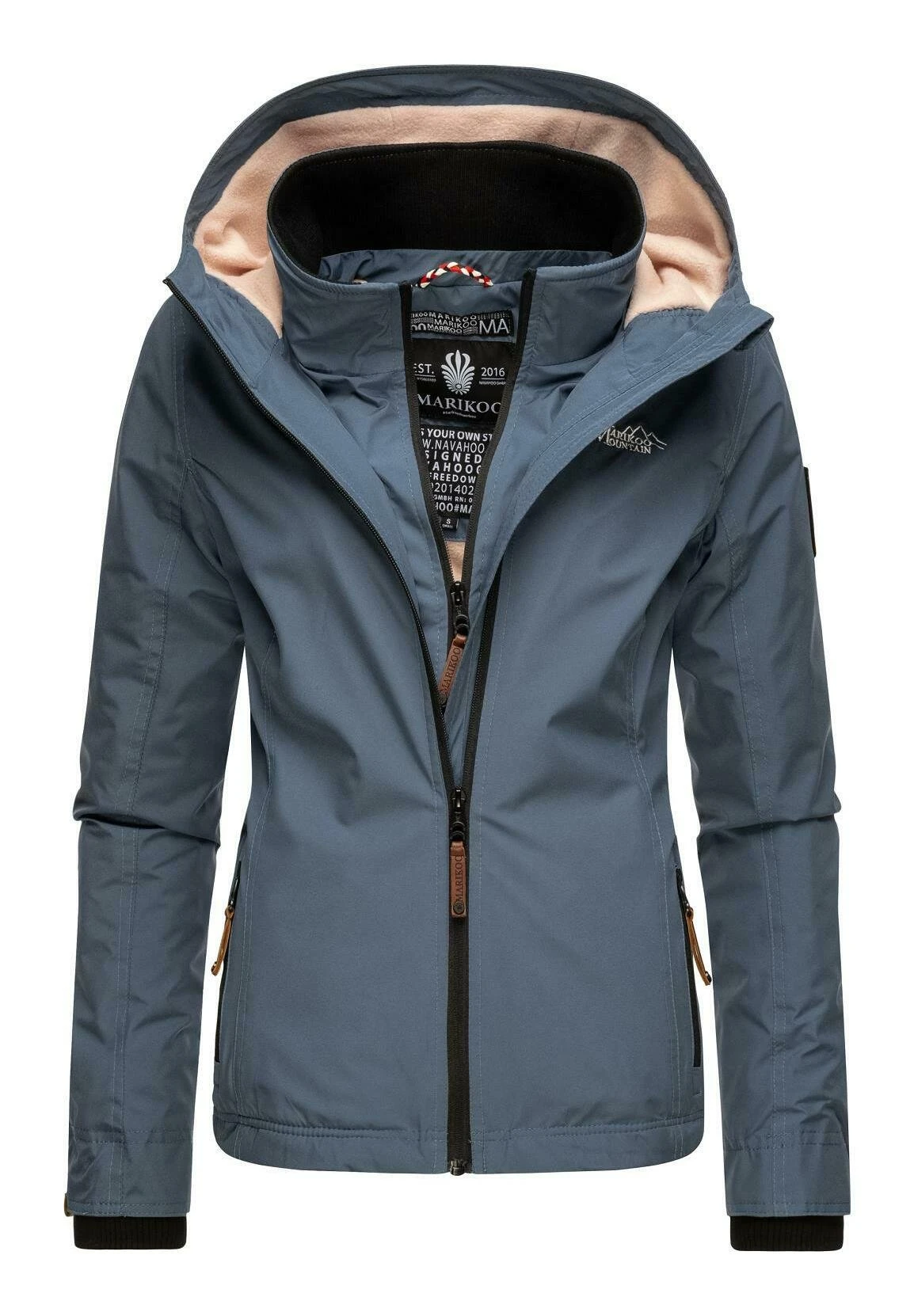 Marikoo Erdbeere - Chaqueta Outdoor - Dusty Blue 1 Marikoo Erdbeere - Chaqueta Outdoor - Dusty Blue