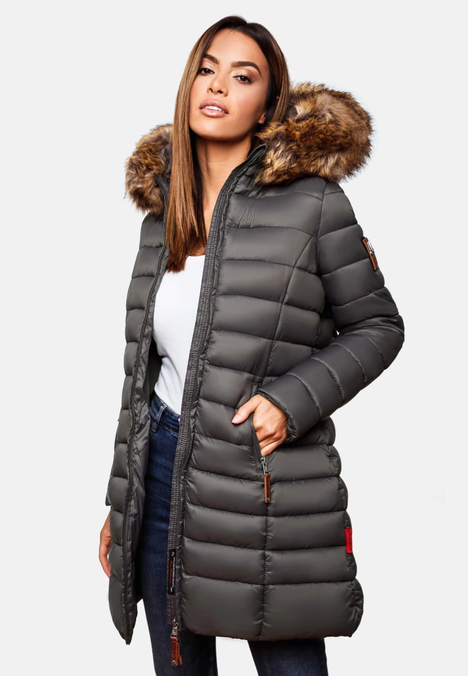 Marikoo Stepp - Abrigo De Invierno - Grey 3 Marikoo Stepp - Abrigo De Invierno - Grey - Imagen 3