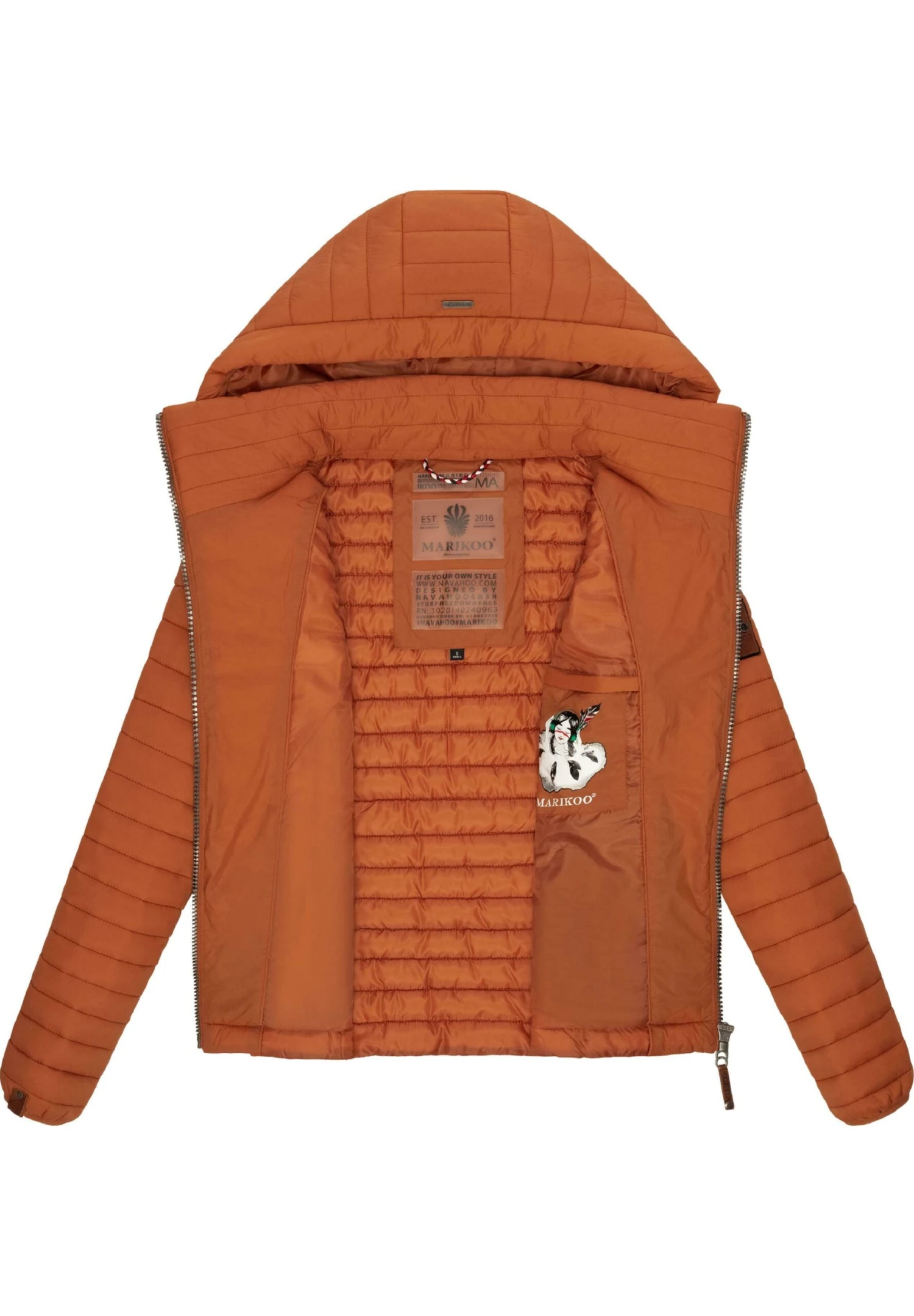 Marikoo Lowenbaby - Chaqueta De Entretiempo - Rusty Cinnamon 6 Marikoo Lowenbaby - Chaqueta De Entretiempo - Rusty Cinnamon - Imagen 6