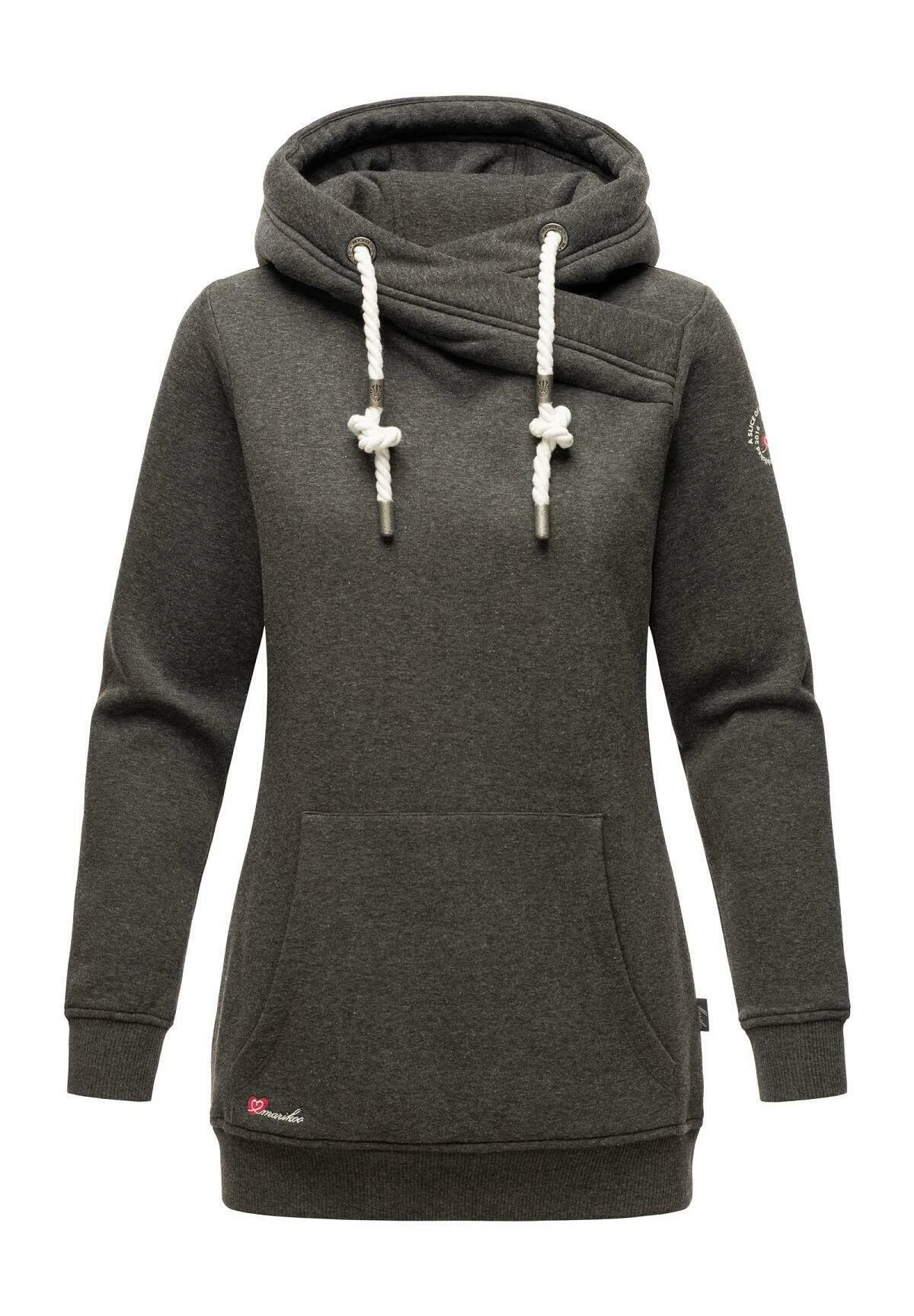 Marikoo Izuyaa - Jersey Con Capucha - Dark Grey Melange 4 Marikoo Izuyaa - Jersey Con Capucha - Dark Grey Melange - Imagen 4