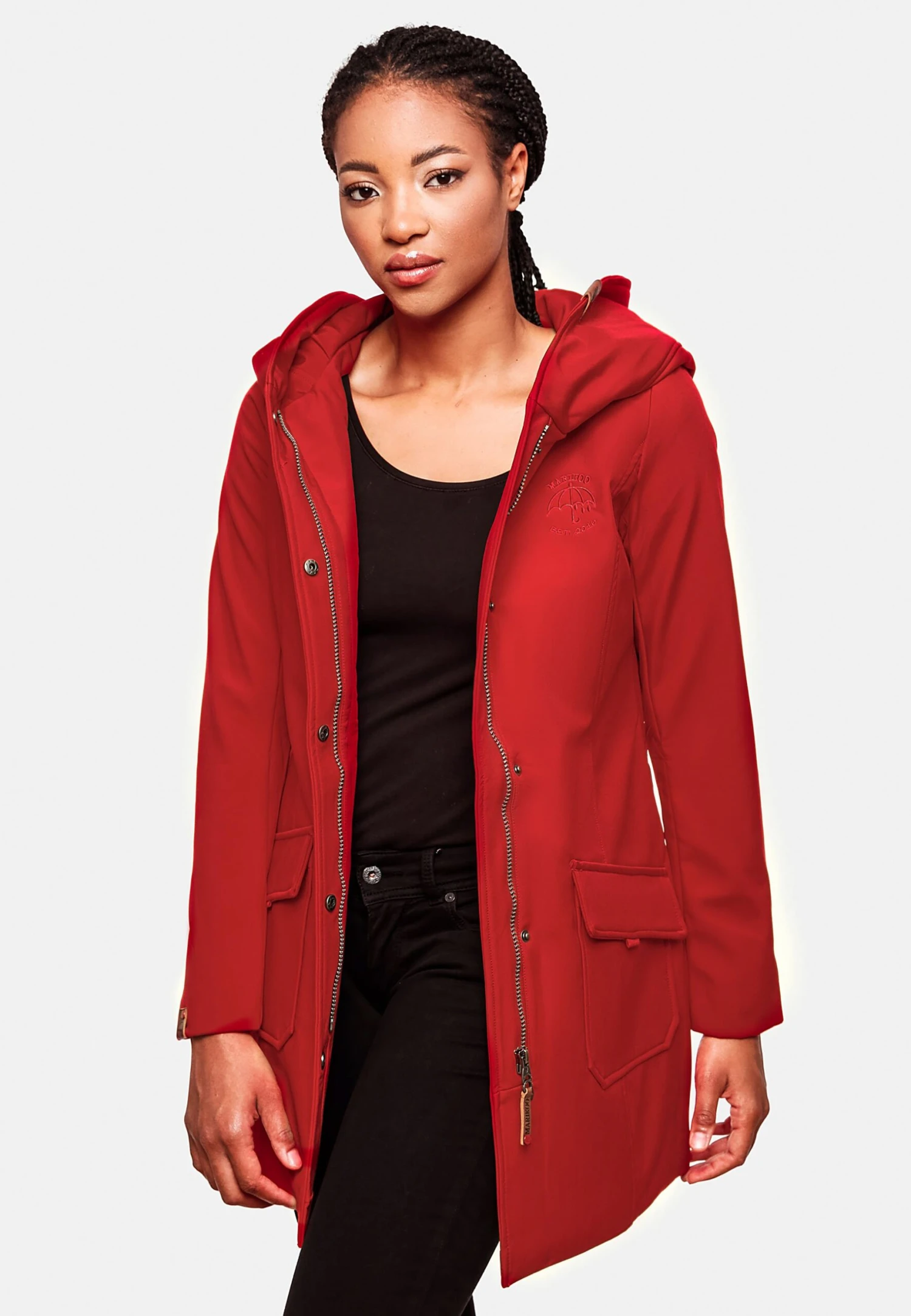 Marikoo Mayleen - Parka - Light Red 4 Marikoo Mayleen - Parka - Light Red - Imagen 4