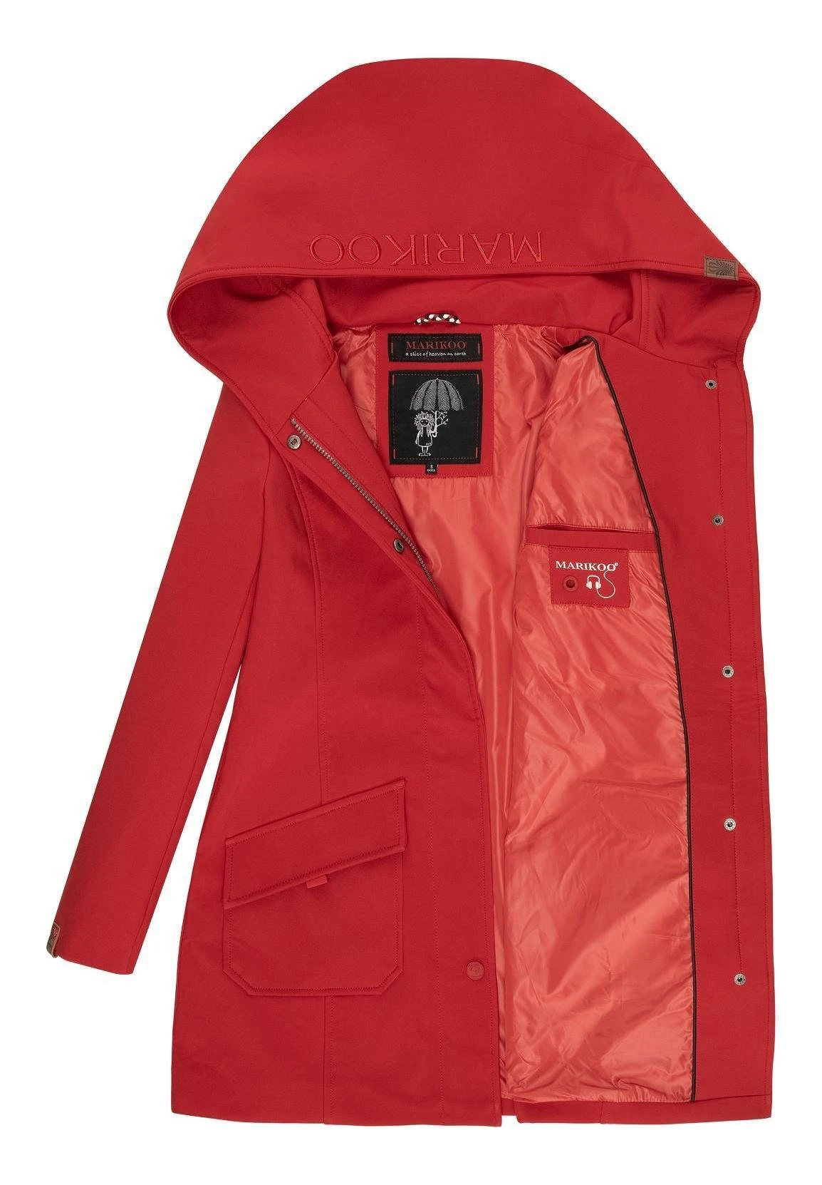 Marikoo Mayleen - Parka - Light Red 7 Marikoo Mayleen - Parka - Light Red - Imagen 7
