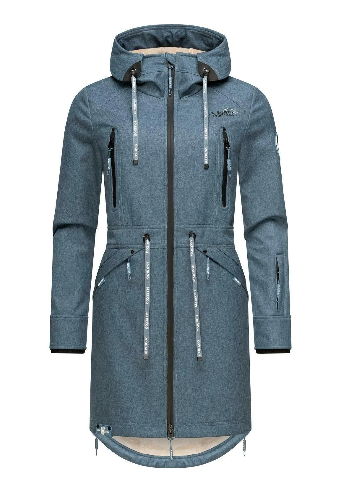 Marikoo Racquelle - Parka - Dusty Blue 6 Marikoo Racquelle - Parka - Dusty Blue - Imagen 6