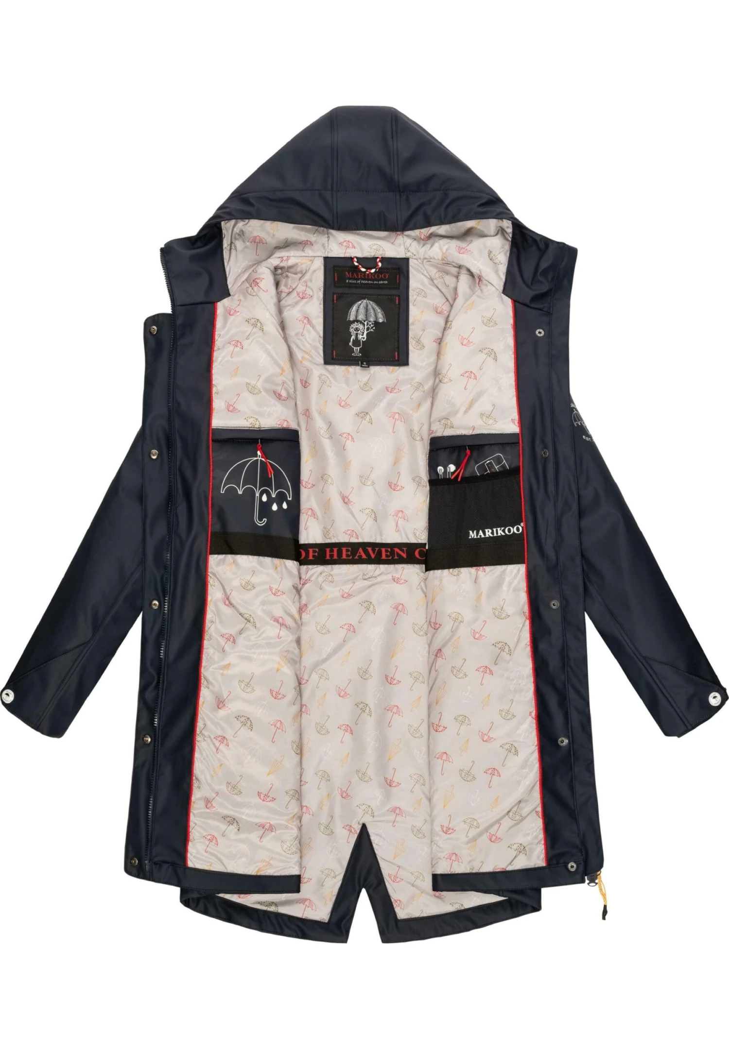 Marikoo Dancing Umbrella - Impermeable - Dark Blue 3 Marikoo Dancing Umbrella - Impermeable - Dark Blue - Imagen 3